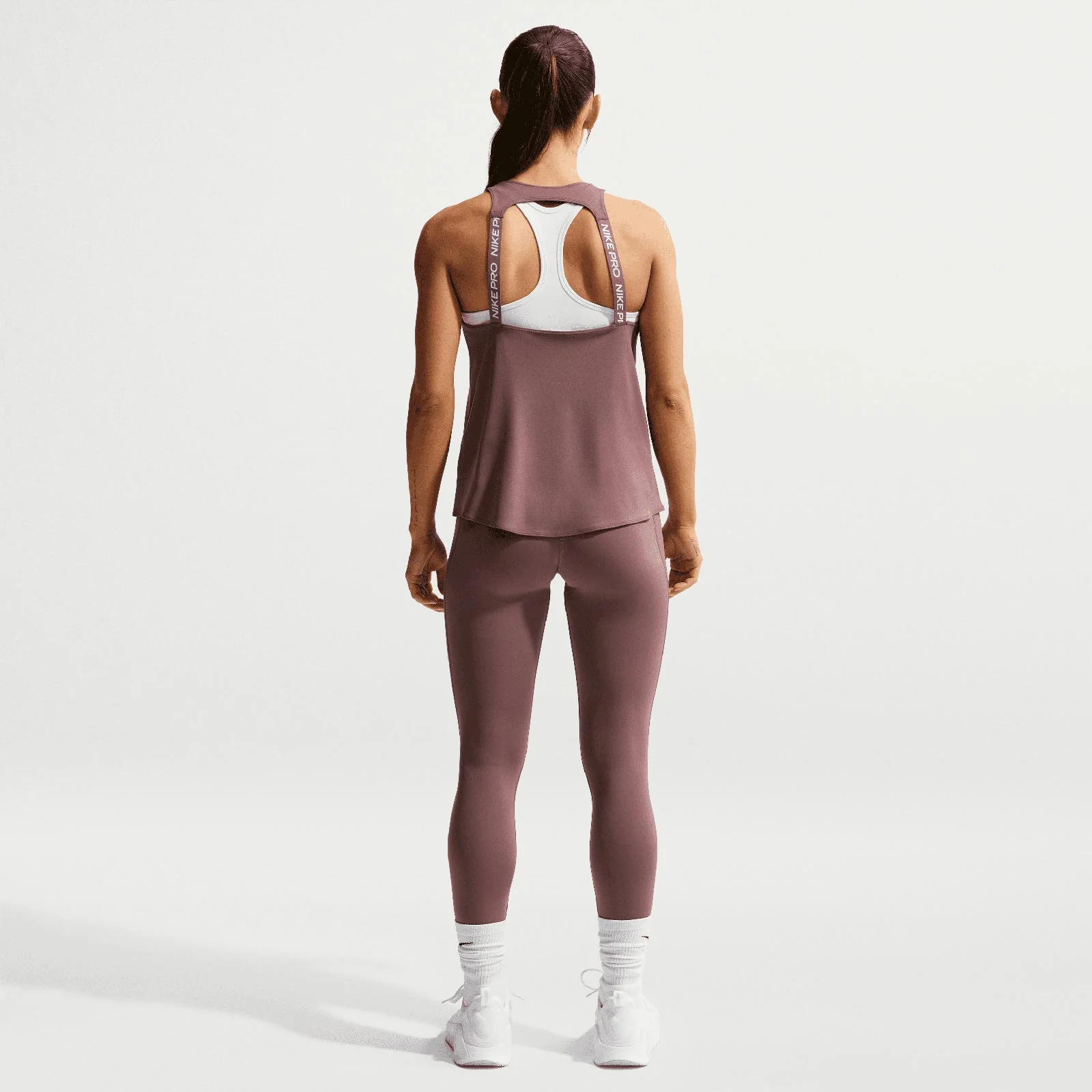 Nike Pro Womens Mid-Rise Full-Length Leggings - Image 5