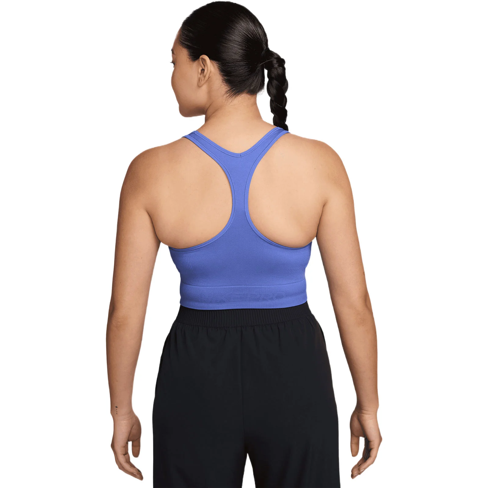 Nike Pro Seamless Womens Dri-FIT Cropped Tank Top - Image 2
