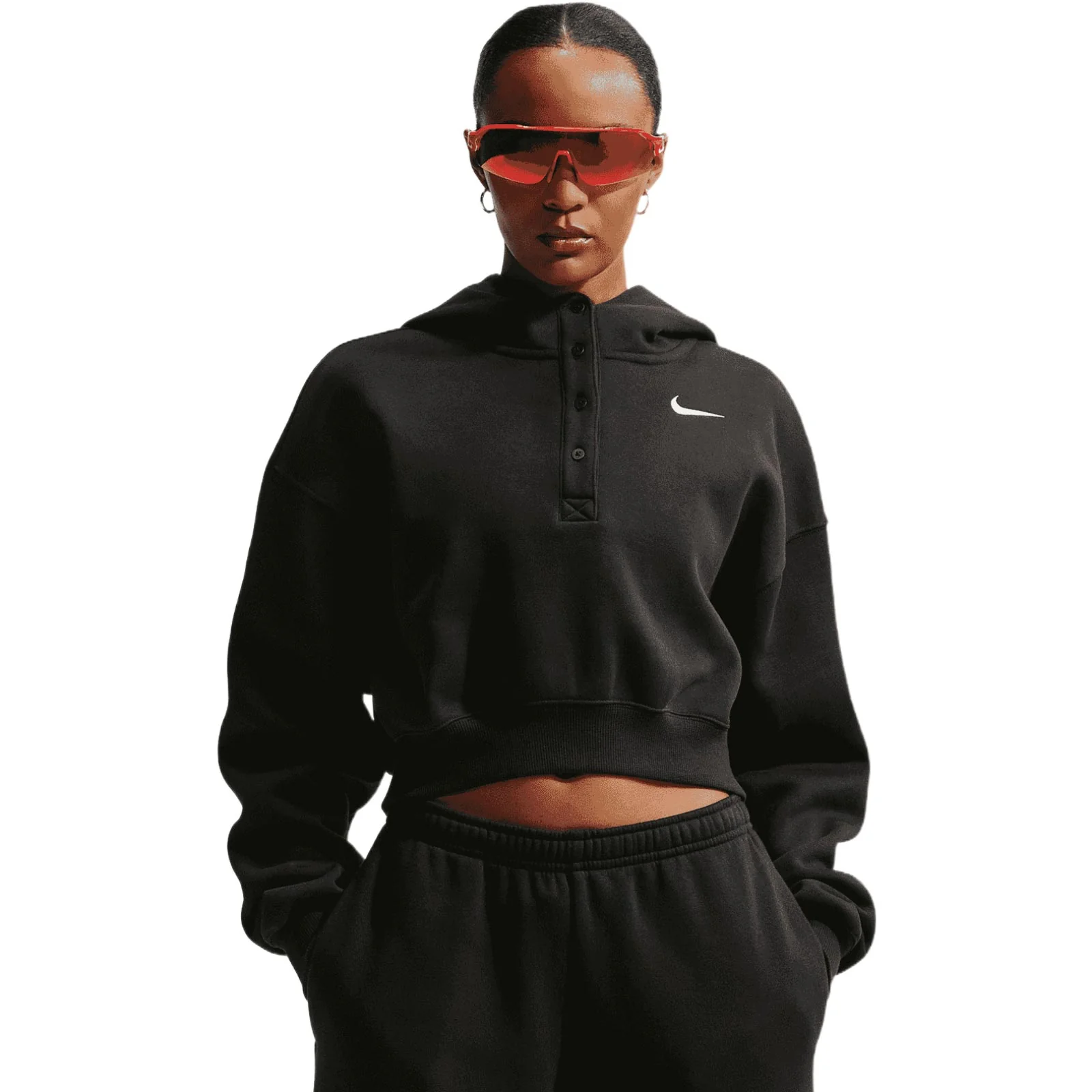 Nike Phoenix Fleece Womens Oversized Cropped Hoodie