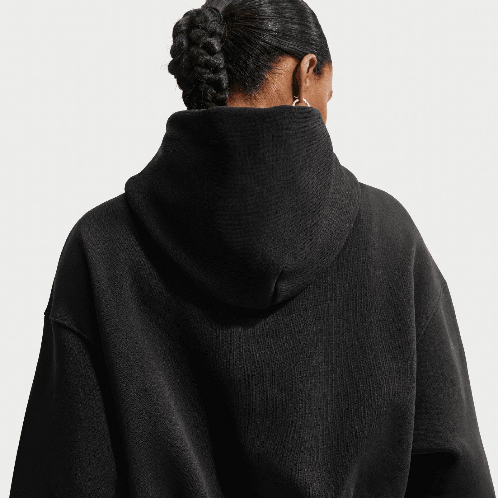 Nike Phoenix Fleece Womens Oversized Cropped Hoodie - Image 4