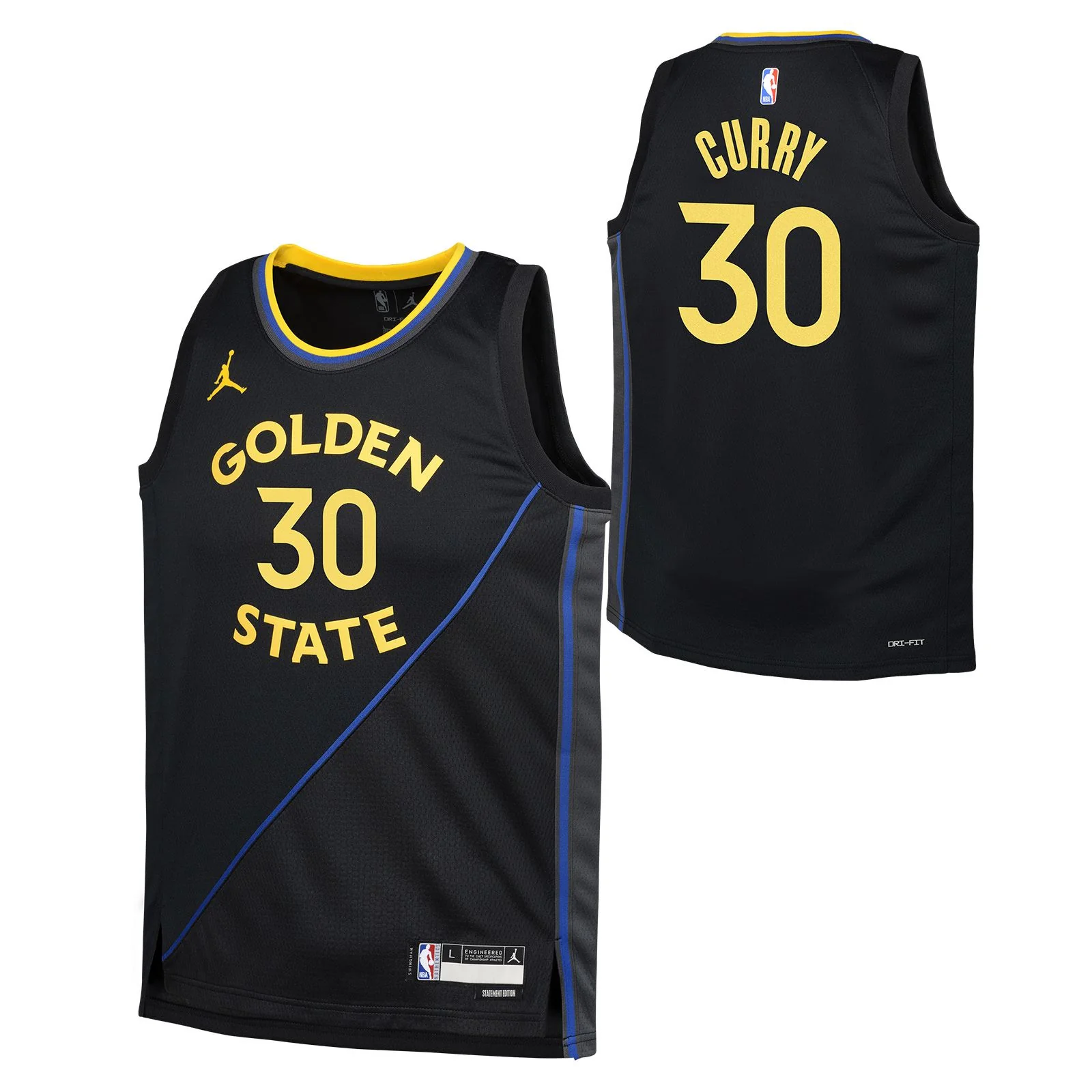 Nike Jordan Warriors Curry 30 Kids Statement Jersey - Image 3