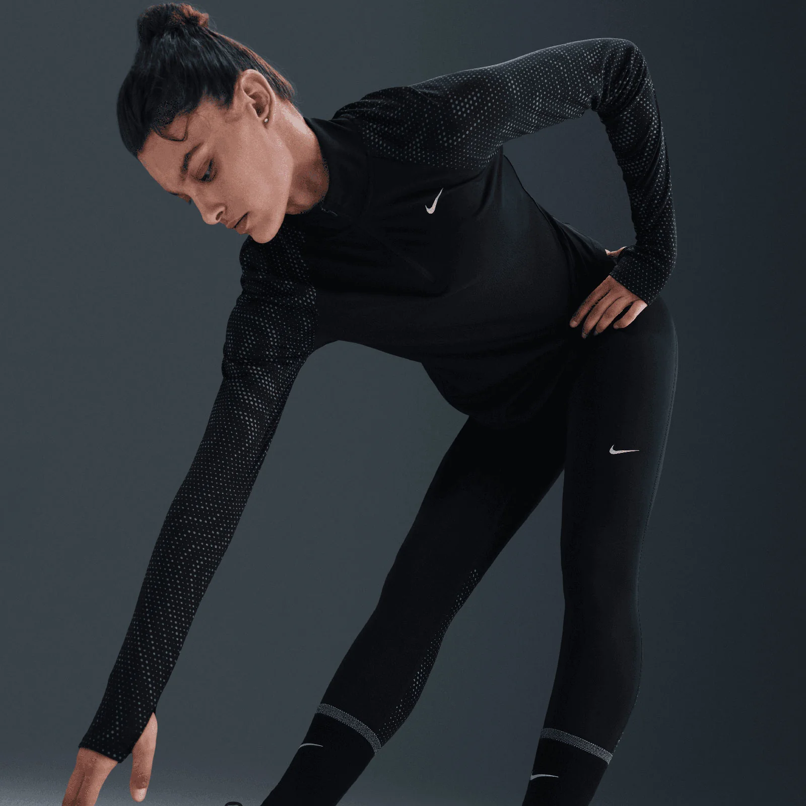 Nike Tempo Flash Womens High-Waisted 7/8 Running Leggings - Image 4
