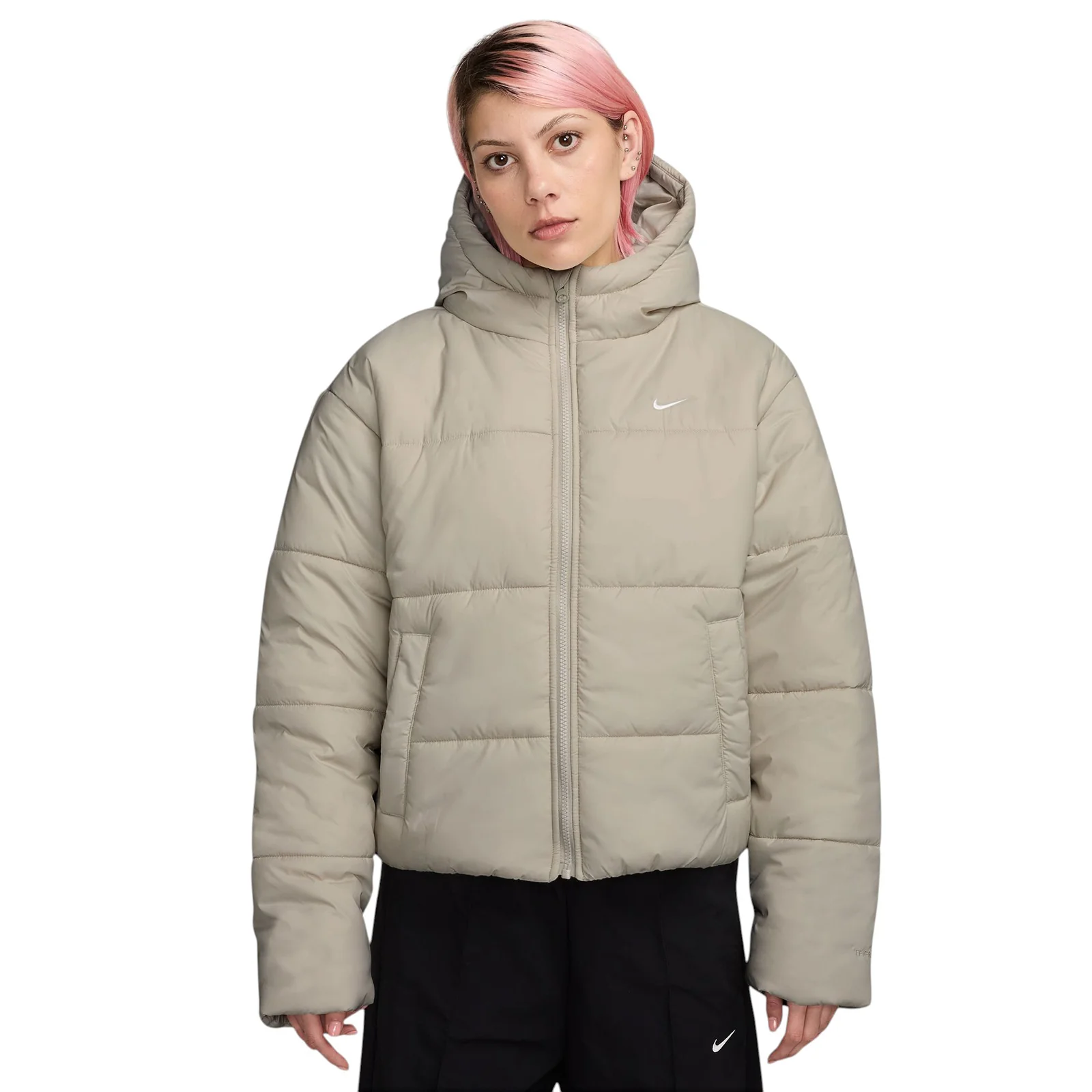 Nike Sportswear Classic Puffer Womens Therma-FIT Loose Hooded Jacket