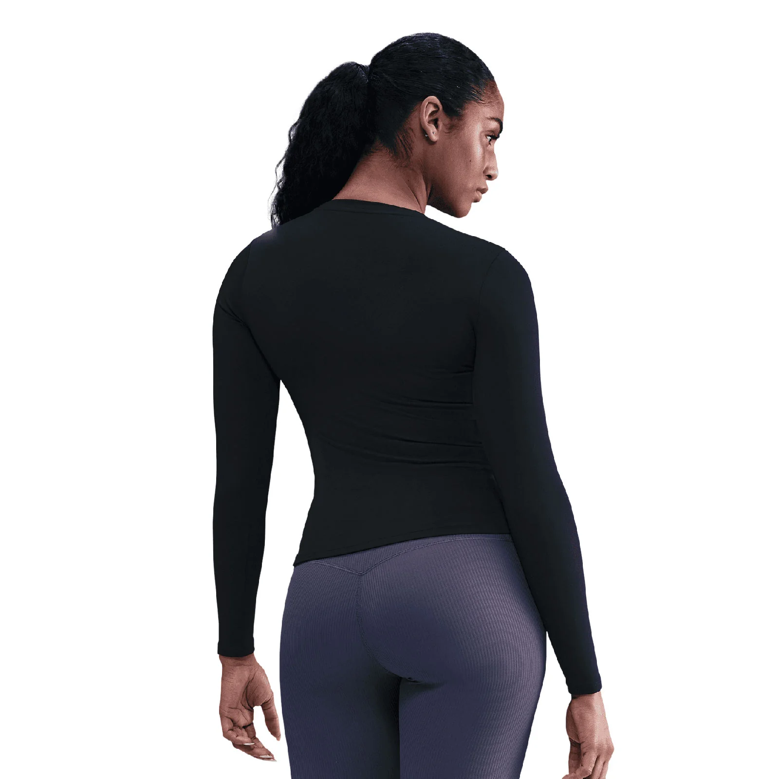 Nike One Fitted Womens Dri-FIT Long-Sleeve Top - Image 2