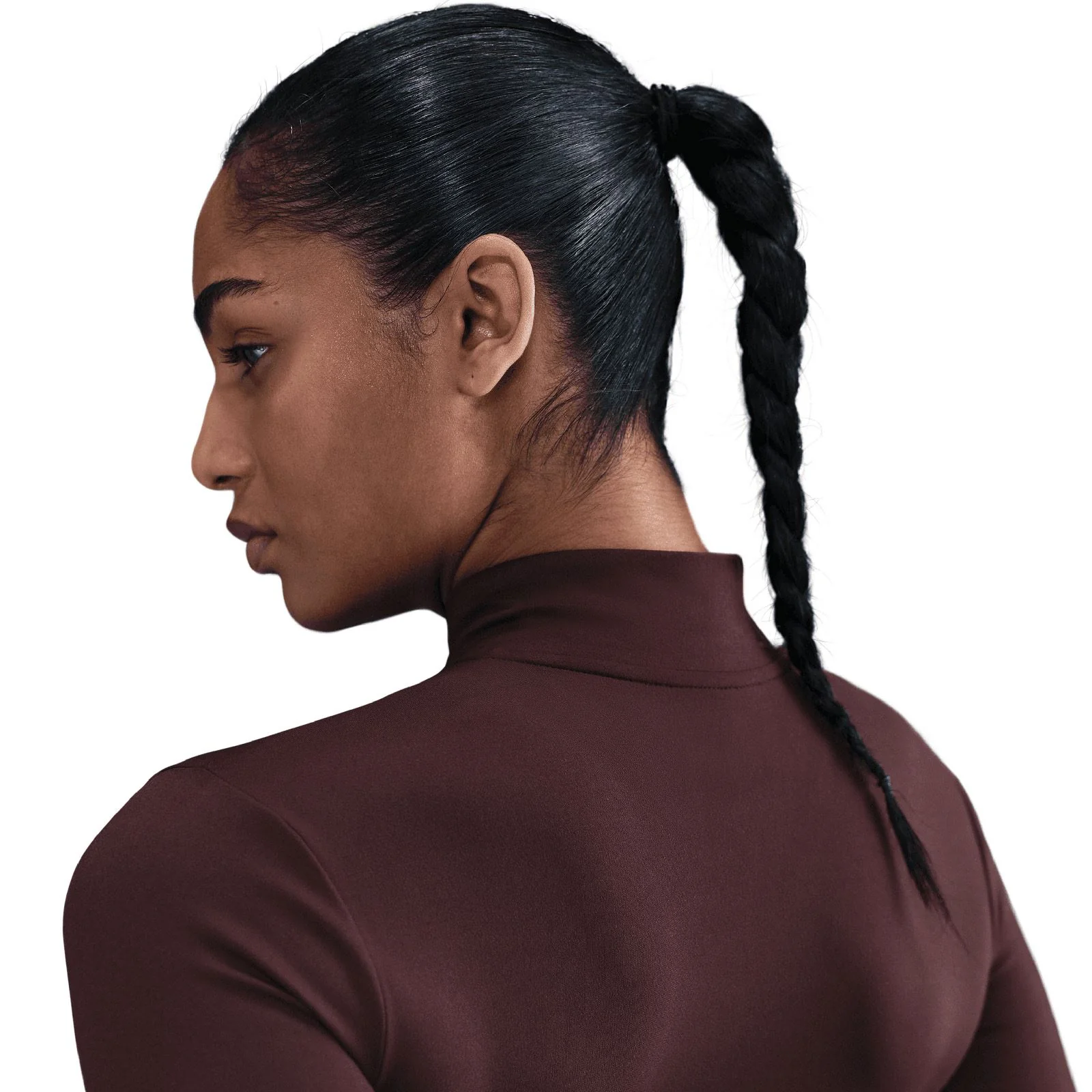 Nike One Fitted Womens Dri-FIT Full-Zip Jacket - Image 4
