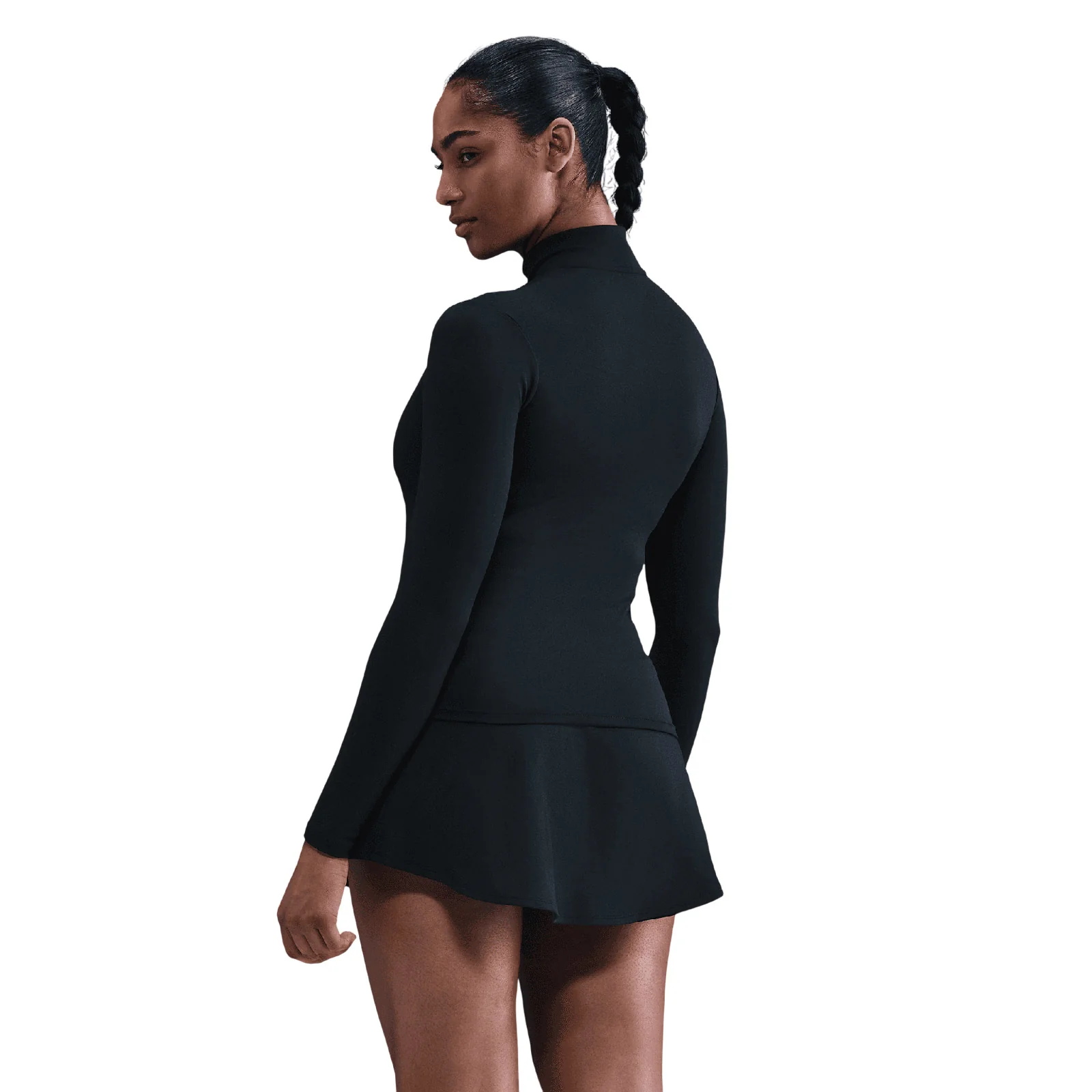 Nike One Fitted Womens Dri-FIT Full-Zip Jacket - Image 2
