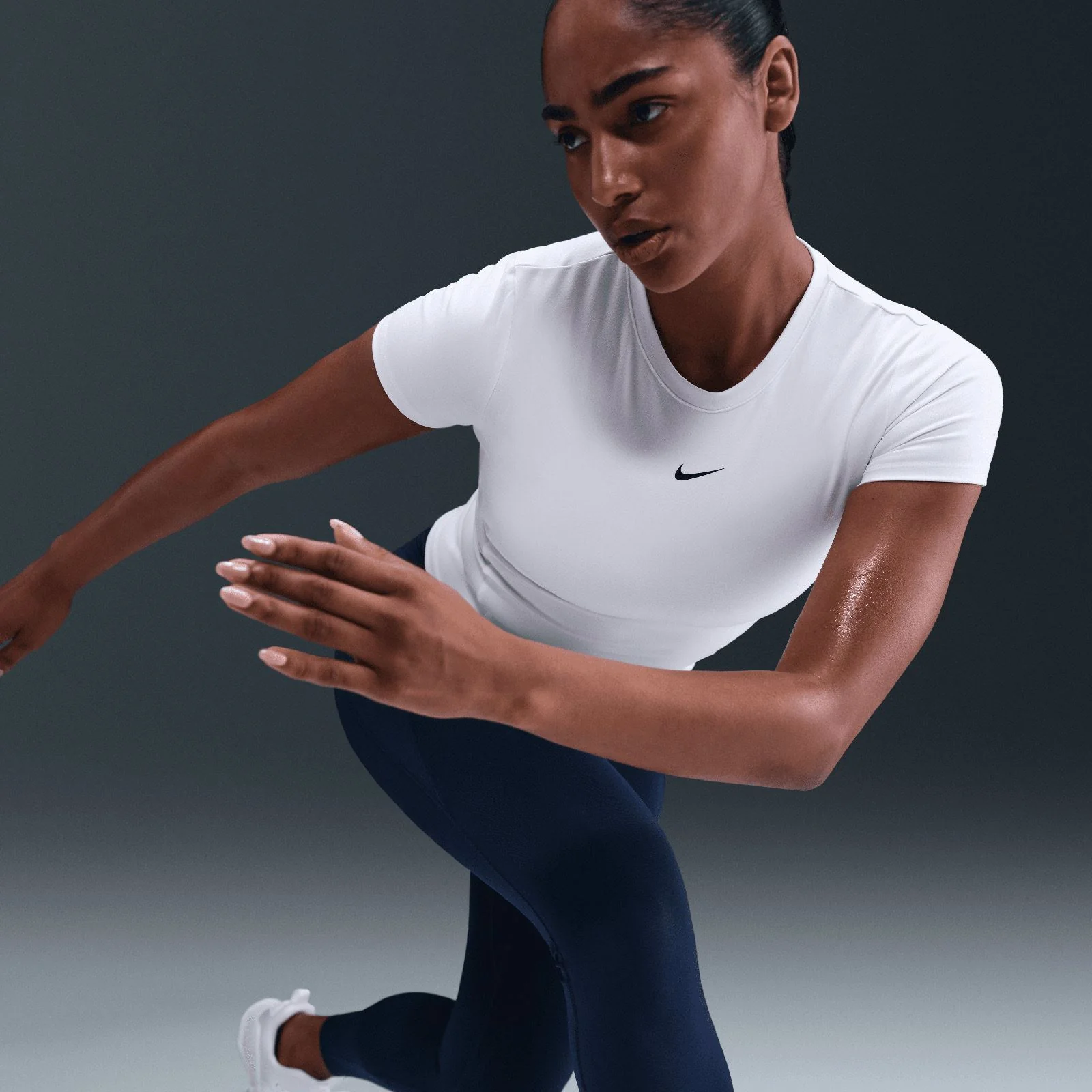 Nike One Womens Short-Sleeve Top - Image 5