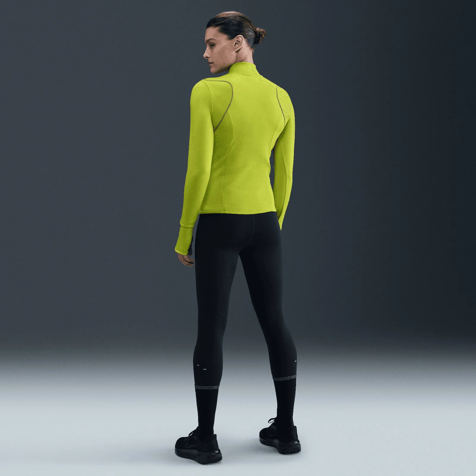 Nike Swift Womens Therma-FIT ADV Half-Zip Running Top with Reflective Accents - Image 7