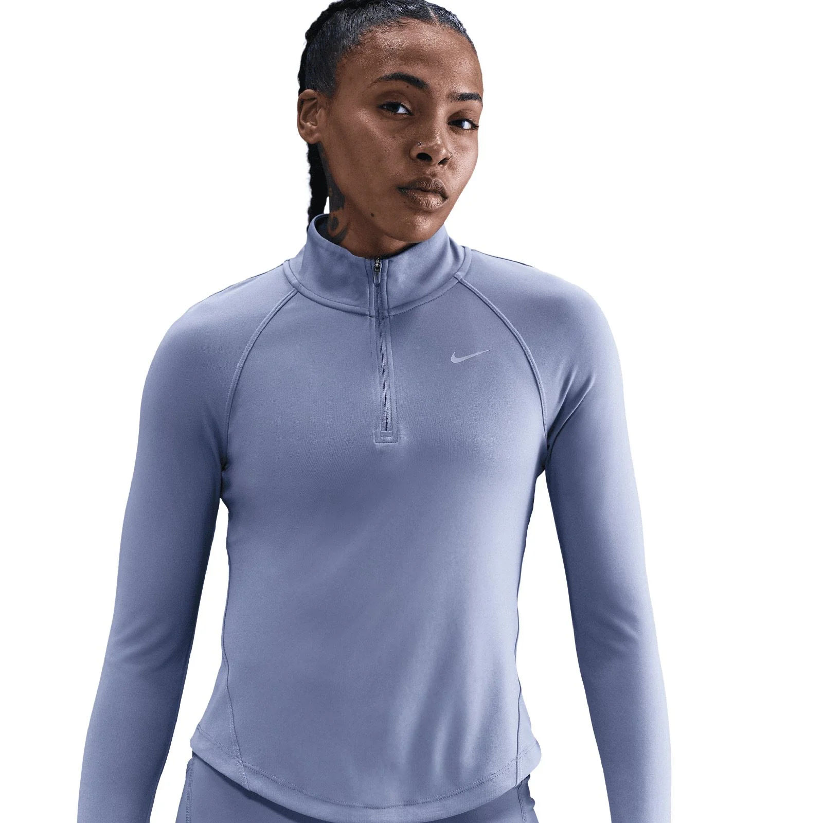 Nike Tempo Swoosh Run Womens Dri-FIT Half Zip Running Top - Image 3