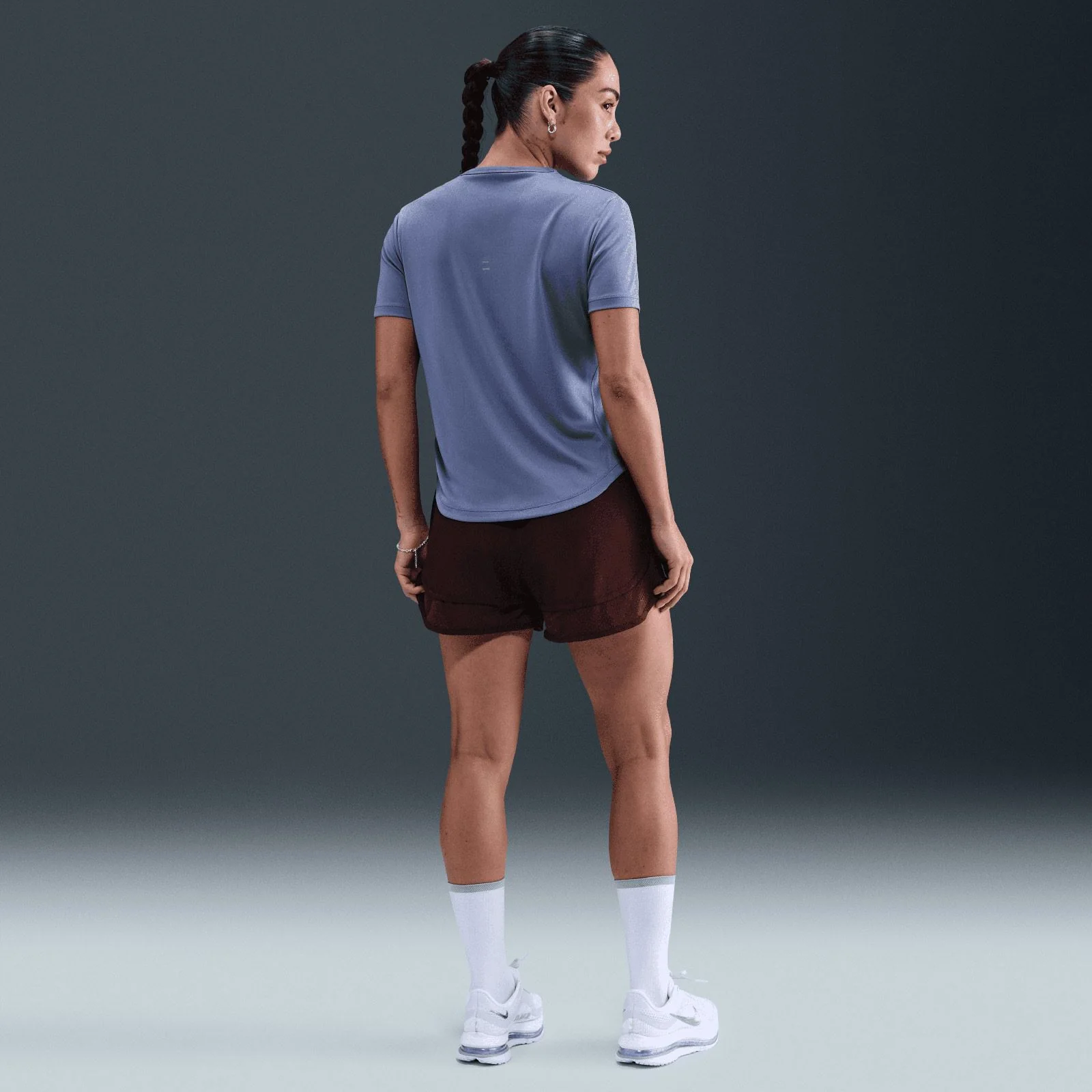 Nike Tempo Swoosh Run Womens Dri-FIT Short-Sleeve Running Top - Image 7