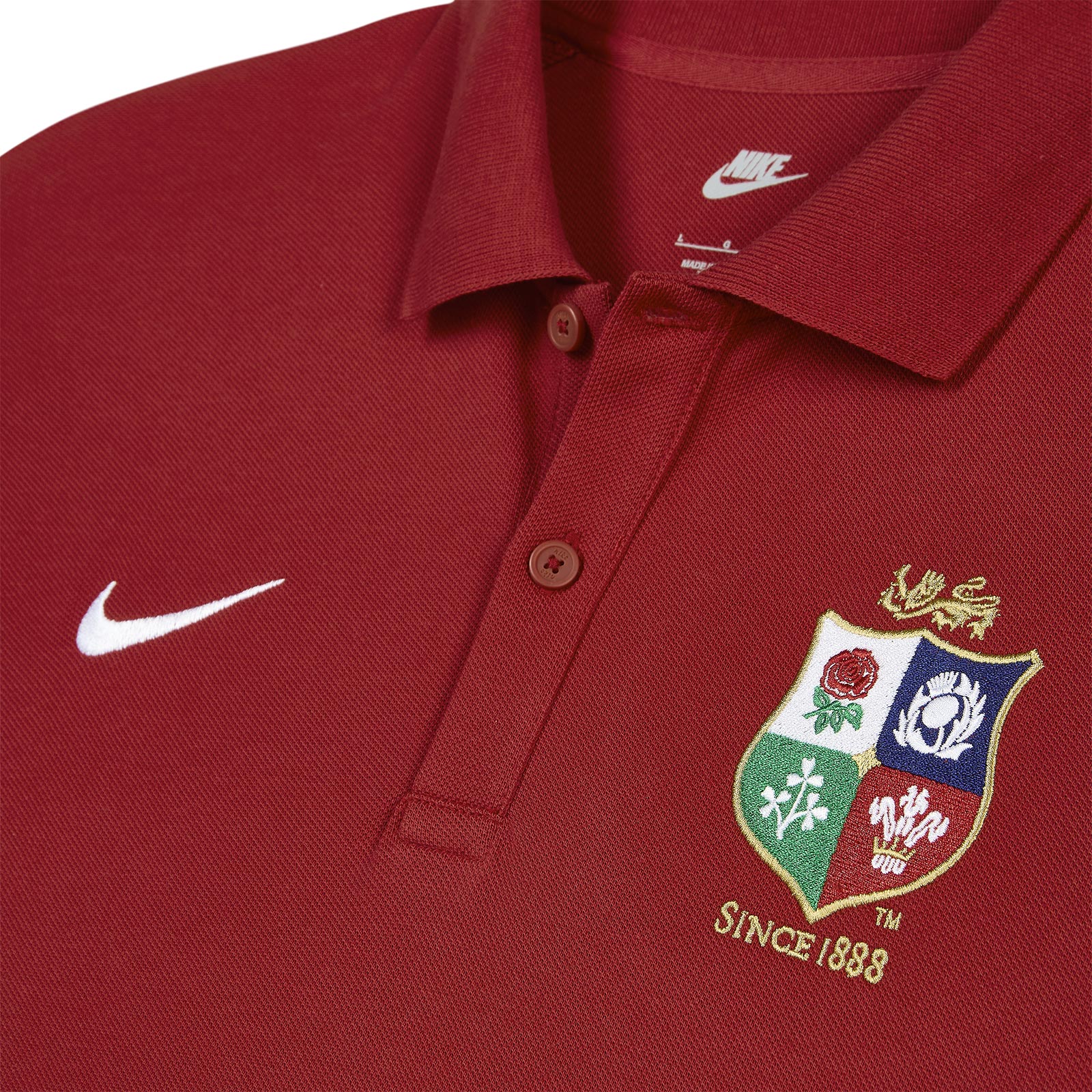 Nike British & Irish Lions Rugby Mens Polo - Image 3