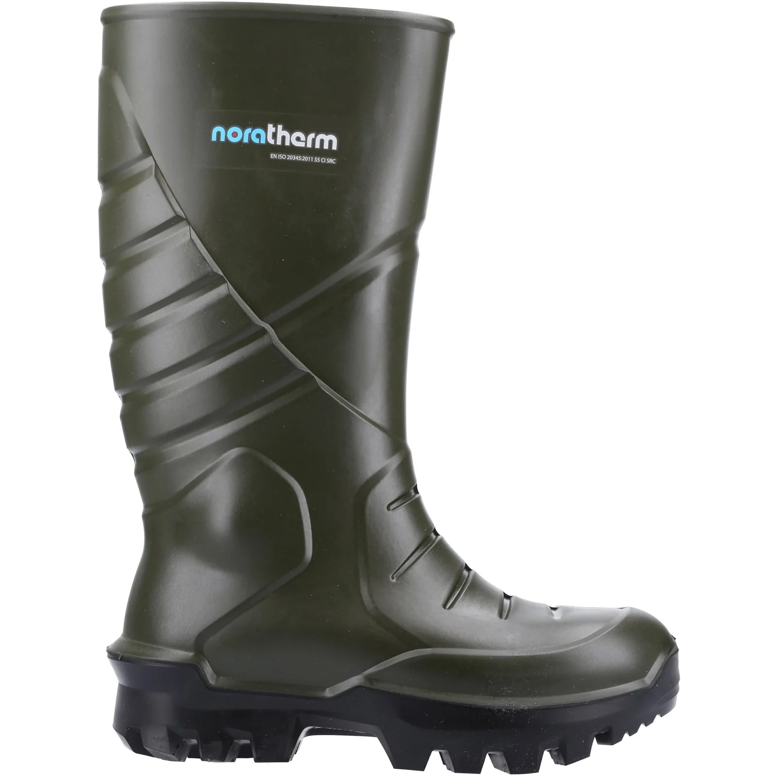 Nora Unisex Noratherm S5 Full Safety Polyurethane Thermo Boot Green/Black