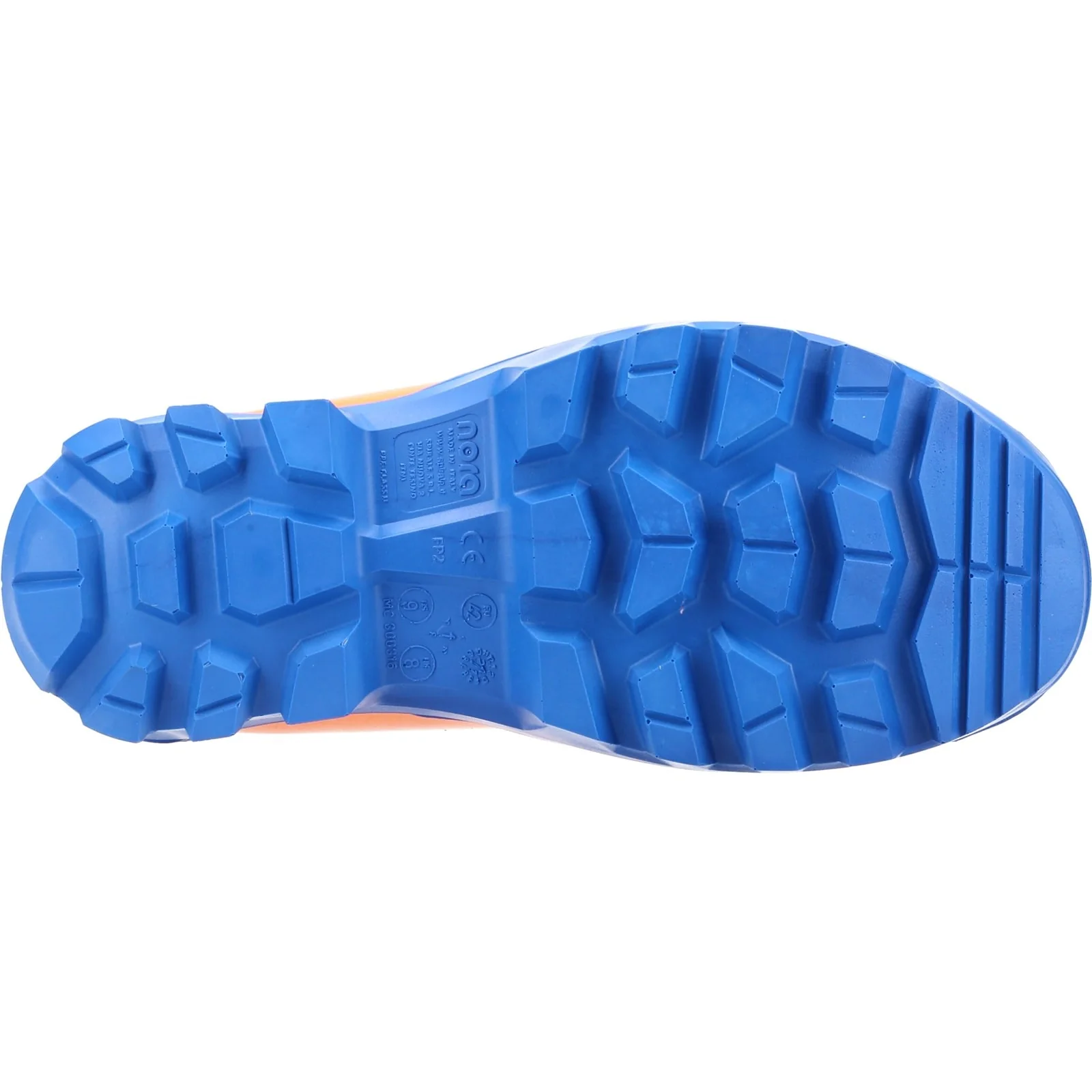 Nora Unisex Noratherm S5 Full Safety Polyurethane Thermo Boot Orange/Blue - Image 2