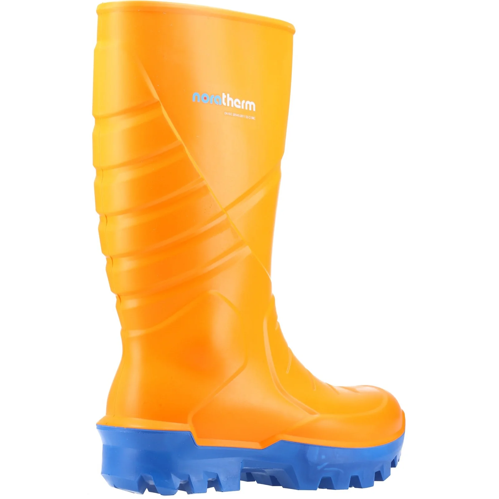 Nora Unisex Noratherm S5 Full Safety Polyurethane Thermo Boot Orange/Blue - Image 3