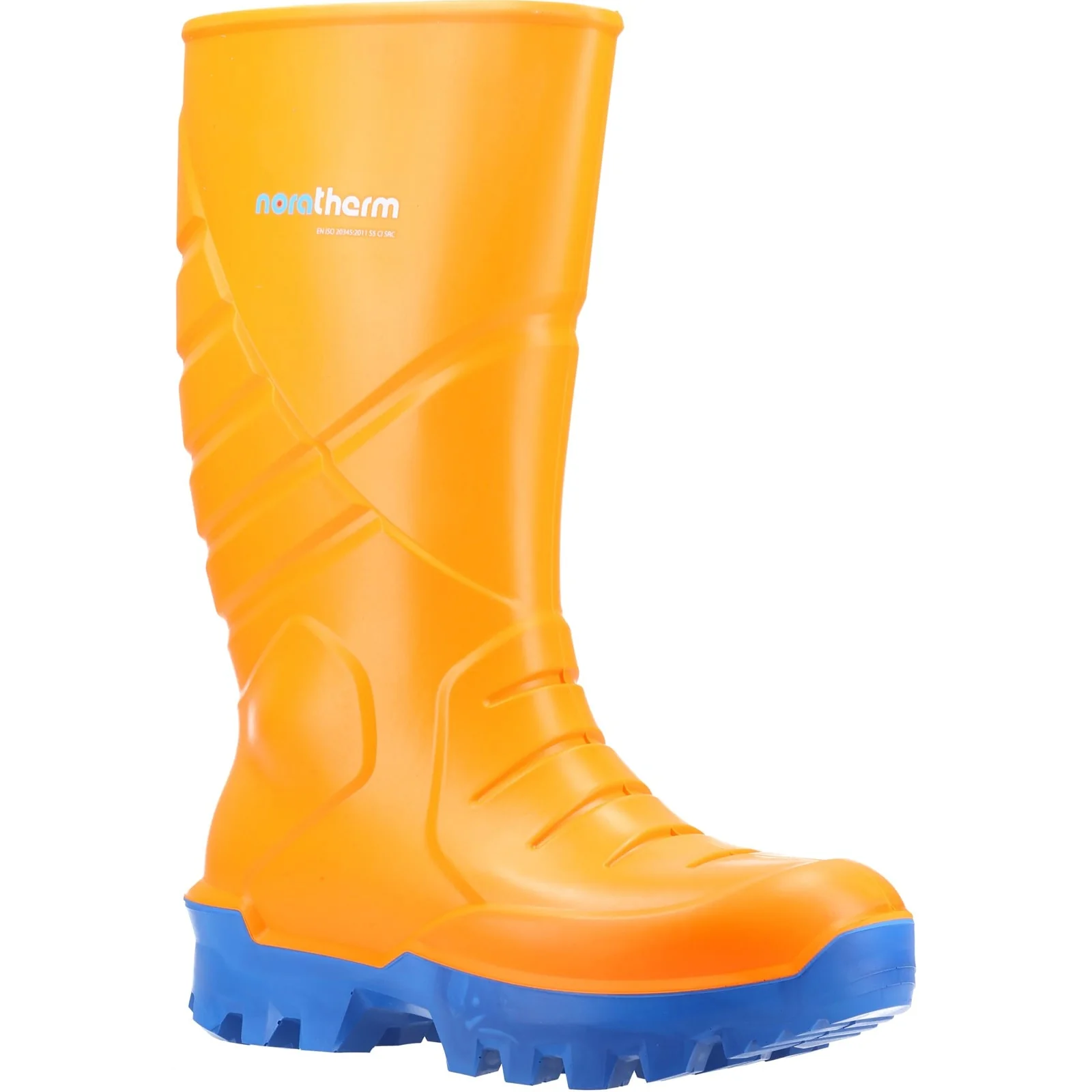 Nora Unisex Noratherm S5 Full Safety Polyurethane Thermo Boot Orange/Blue - Image 4
