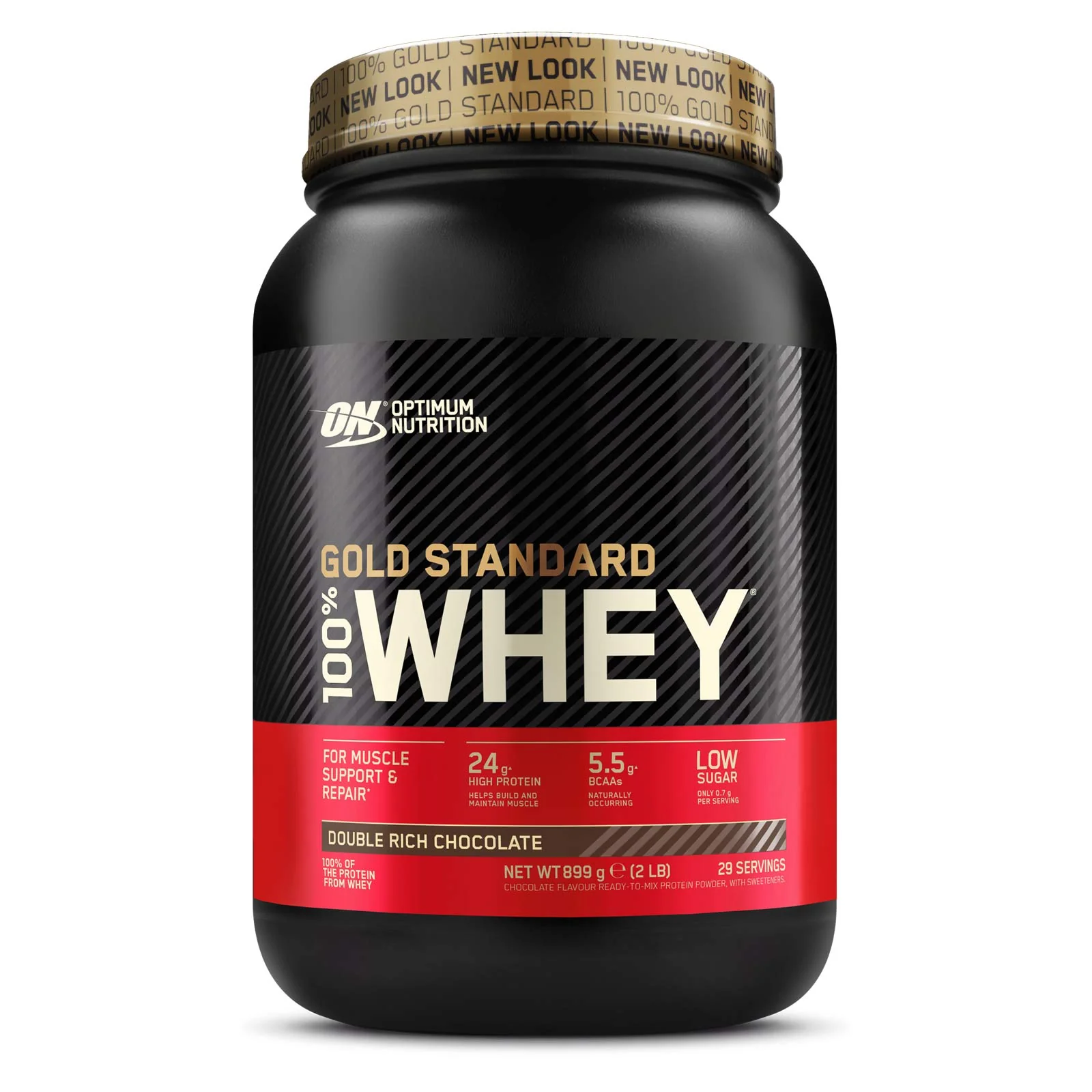 Optimum Nutrition Gold 100% Gold Standard Whey 2lb Tub