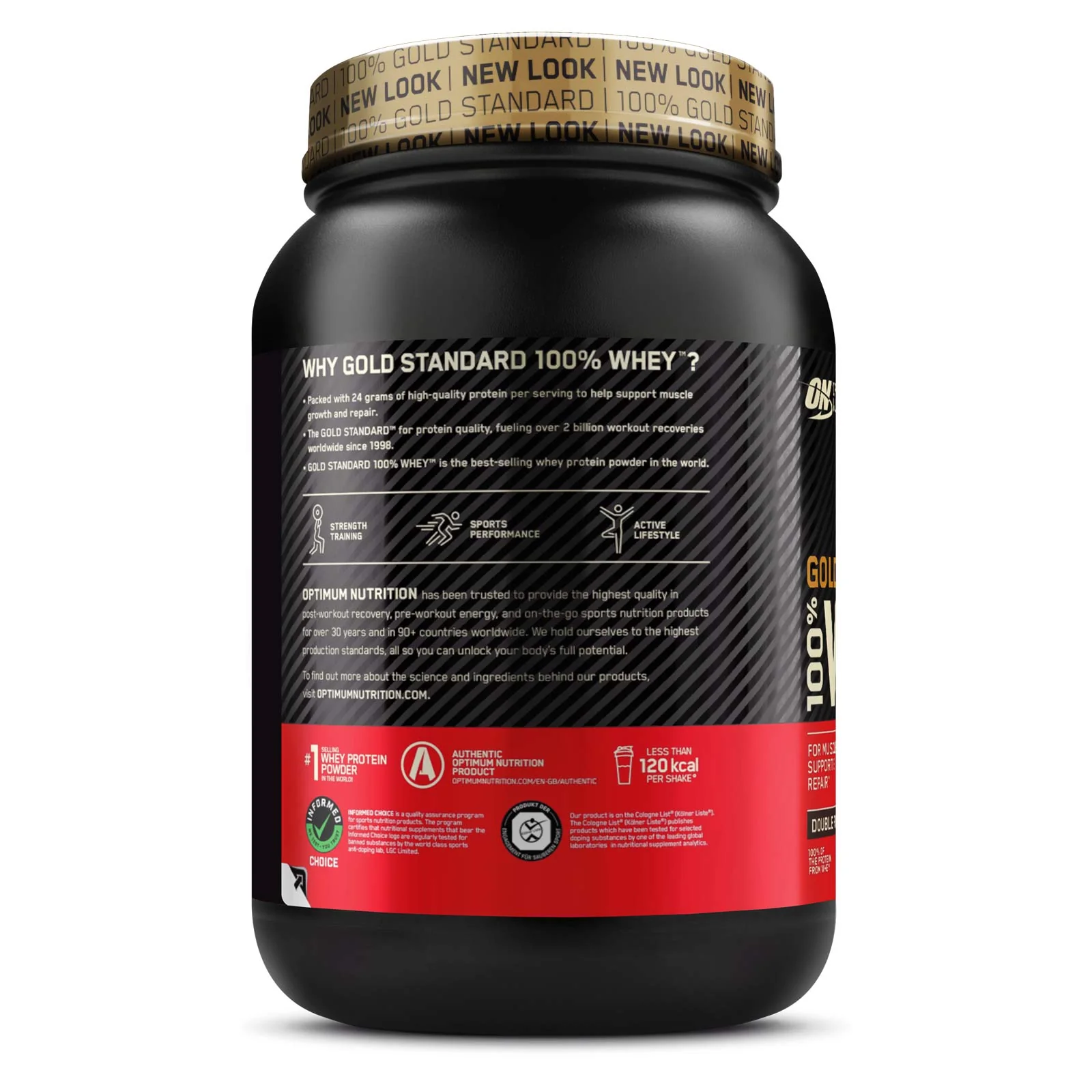 Optimum Nutrition Gold 100% Gold Standard Whey 2lb Tub - Image 3