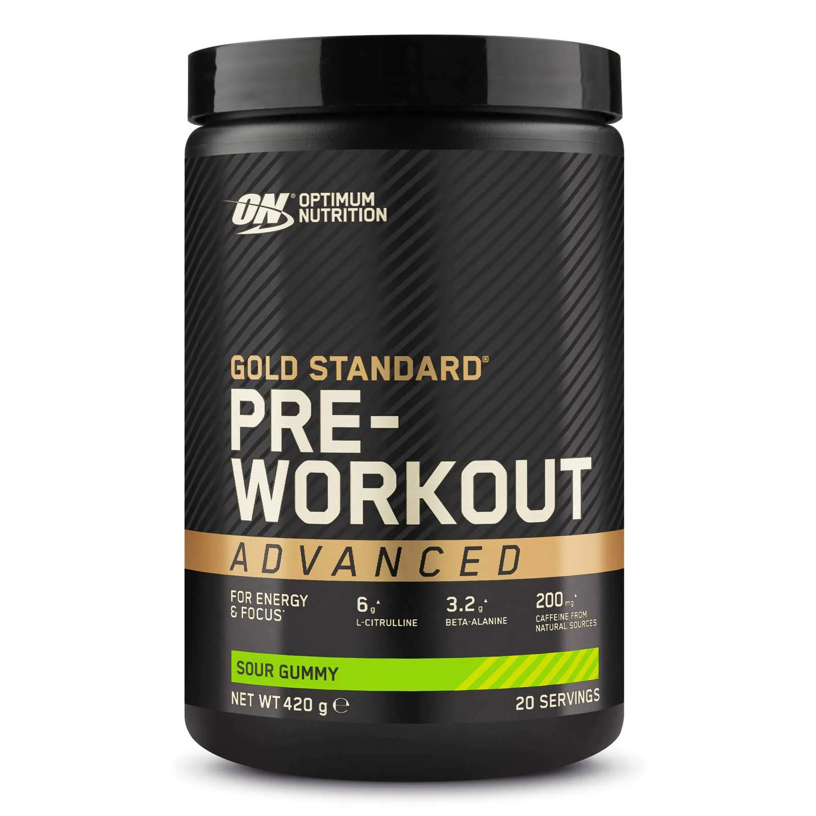 Optimum Nutrition Gold Stand Pre-Work Advanced 420g Tub - Image 2
