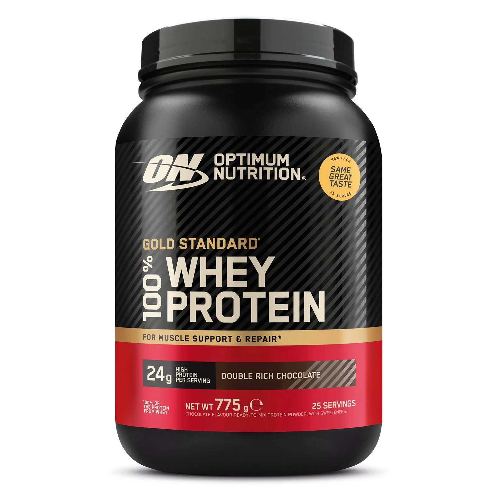 Optimum Nutrition Gold Standard 100% Whey Protein Powder - Approx: 780g