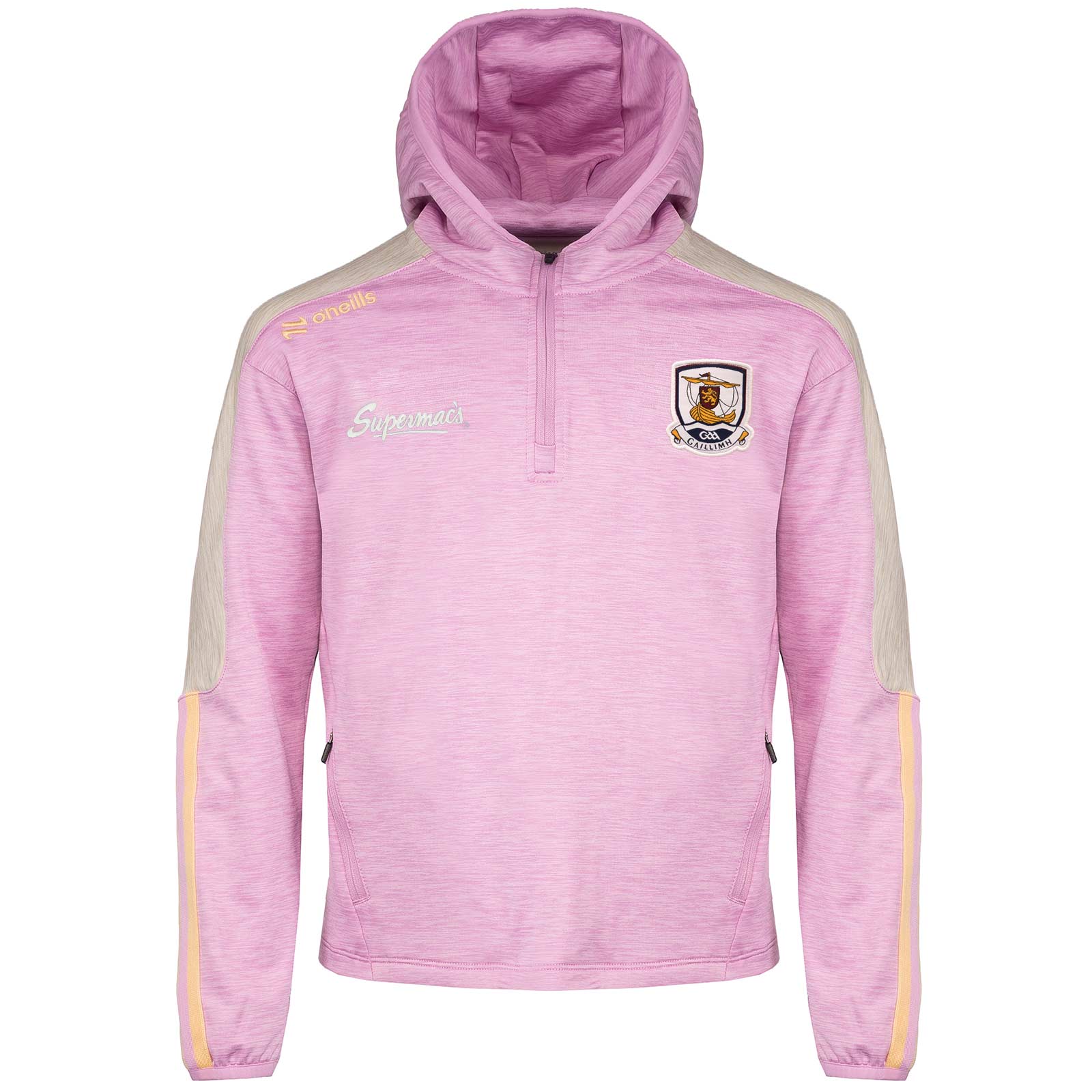 O'Neills Galway GAA Garima Girls Brushed Half Zip Hoodie