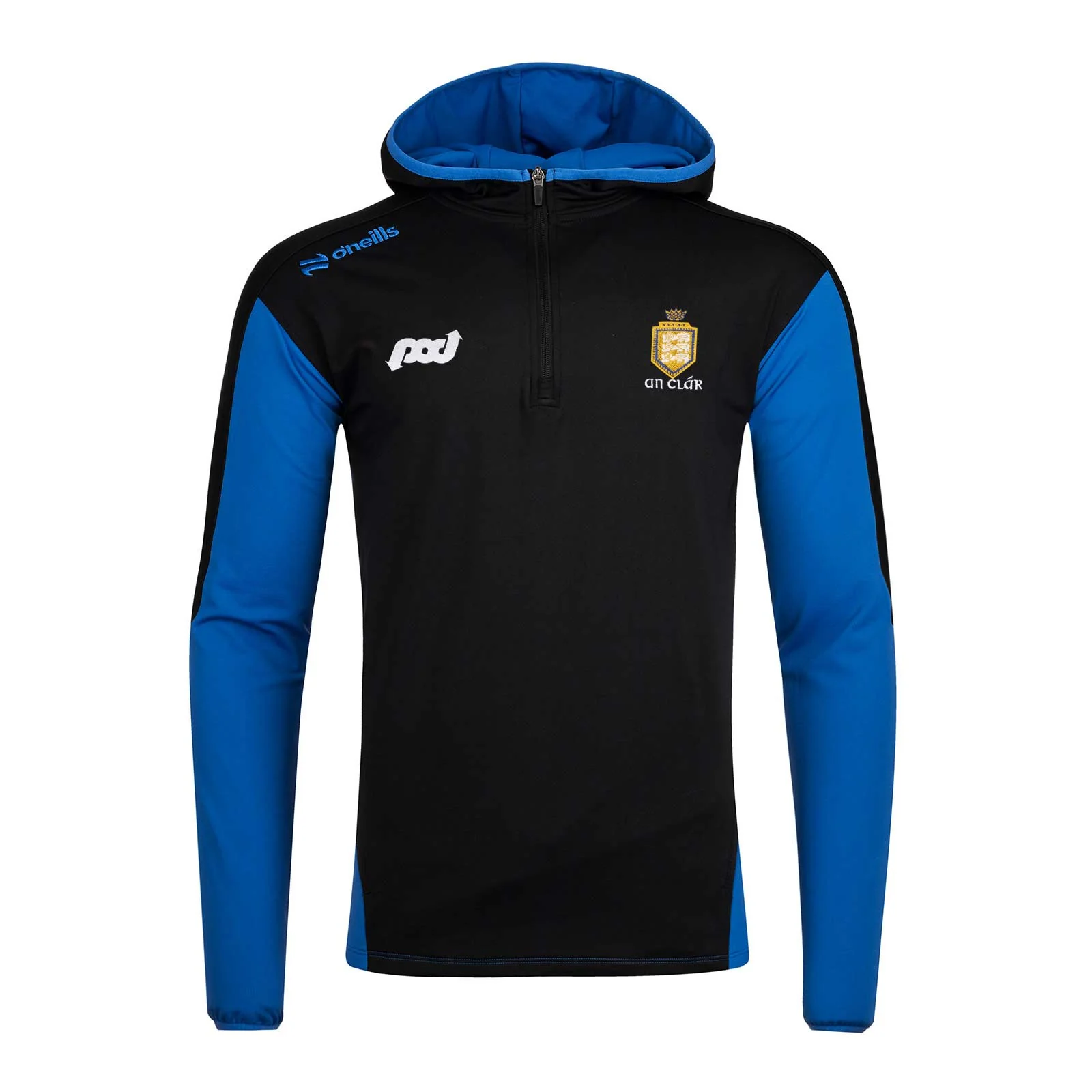 O'Neills Clare GAA Graham Kids Brushed Half Zip Hoodie