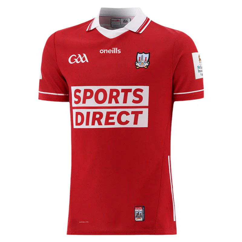 O'Neills Cork GAA 2025 Player Fit Home Jersey