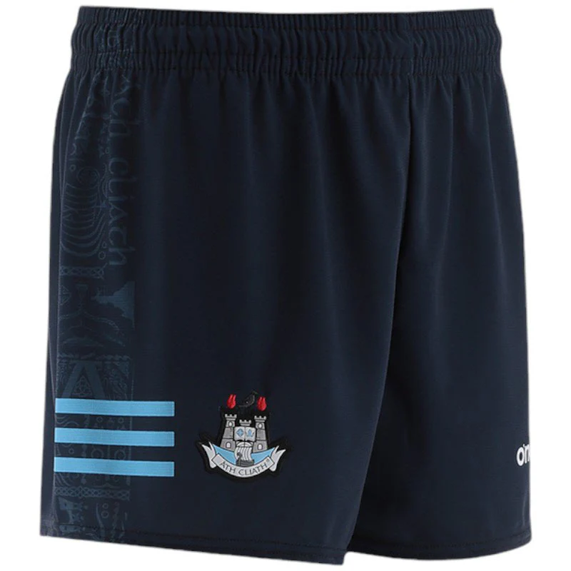 O'Neills Dublin GAA 2024 Alternative Kids Printed Shorts