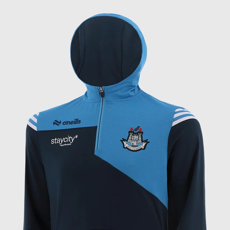 O'Neills Dublin GAA Joyce Brushed Half Zip Hoodie - Image 3