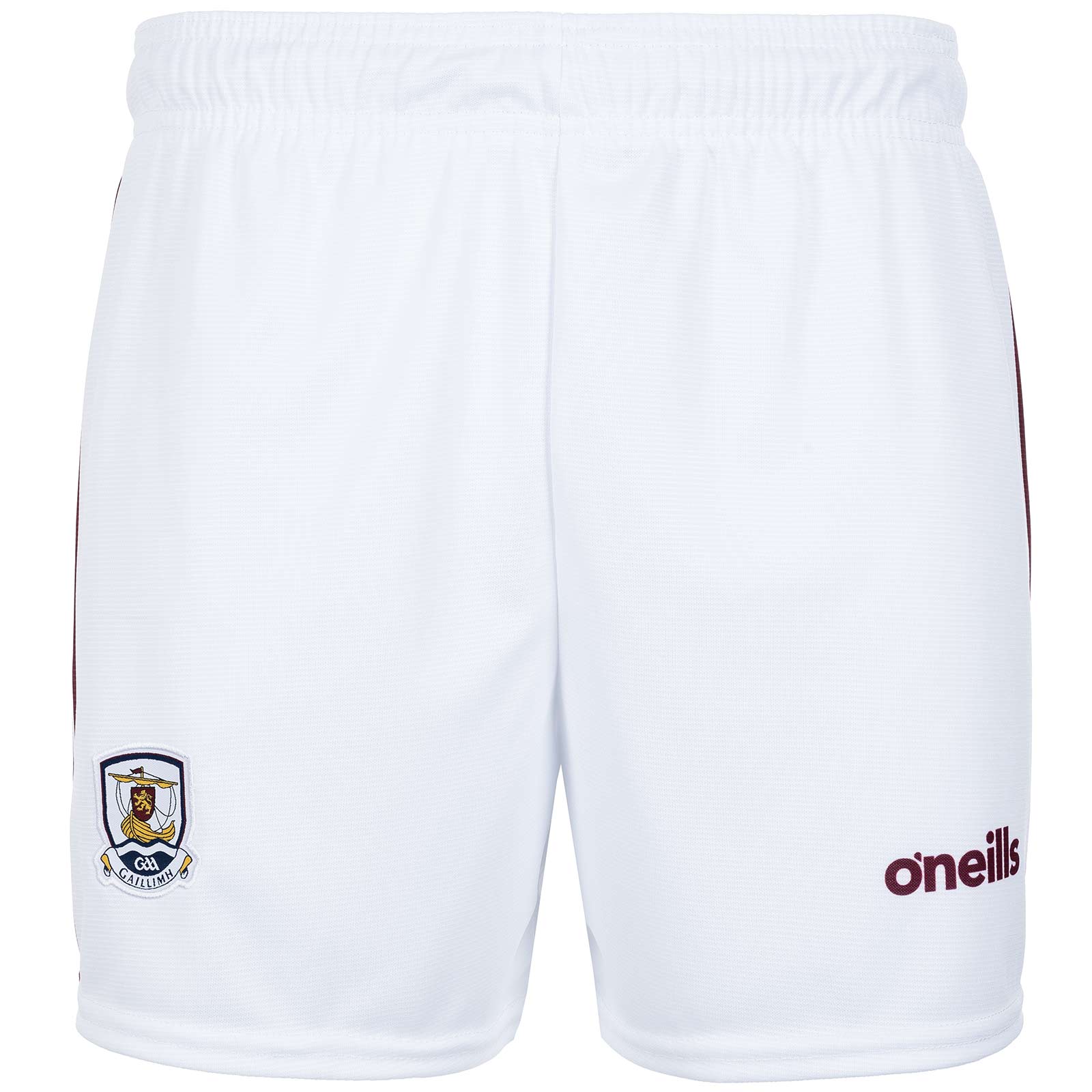 O'Neills Galway GAA 2025 Printed Home Shorts