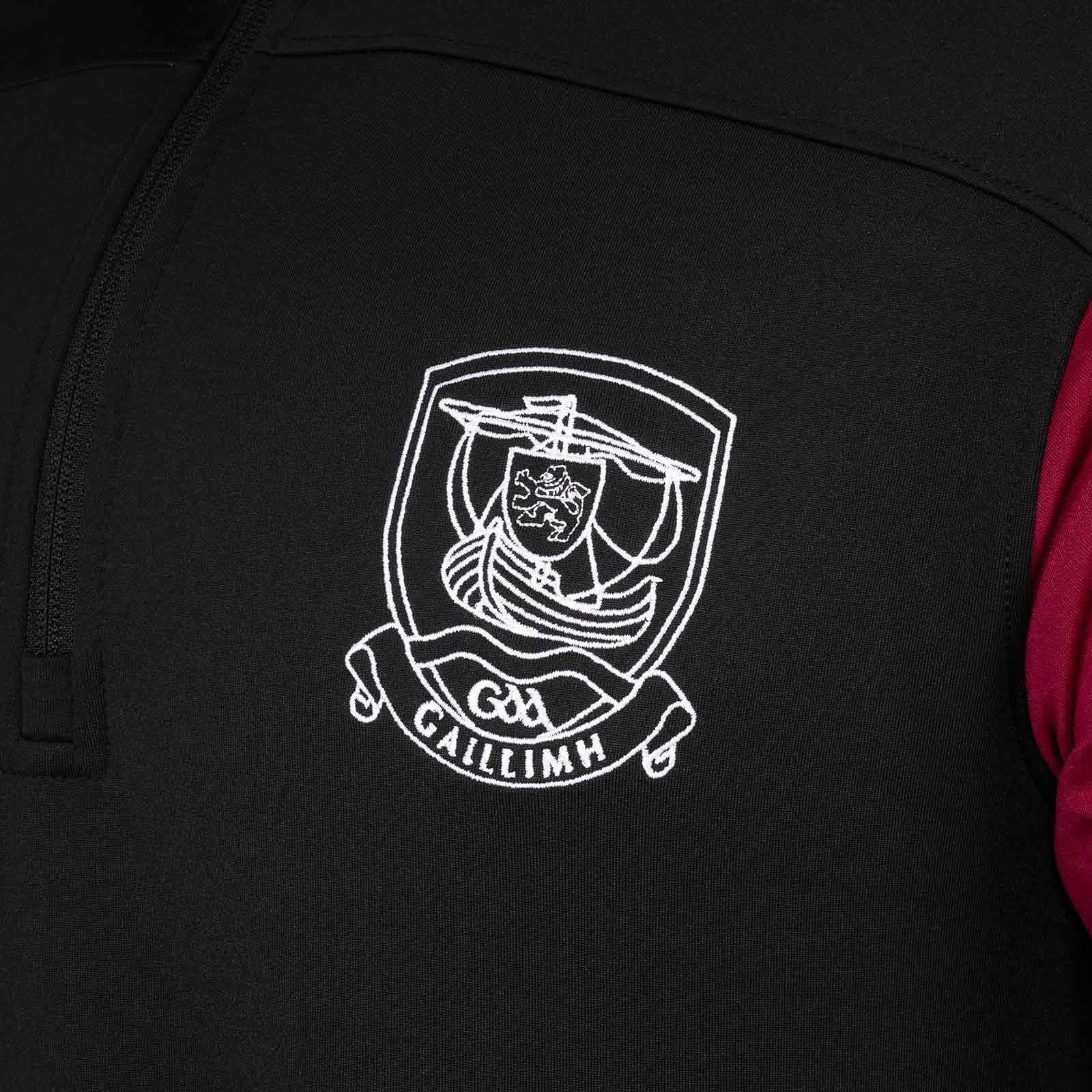 O'Neills Galway GAA Graham Brushed Kids Half Zip Top - Image 5
