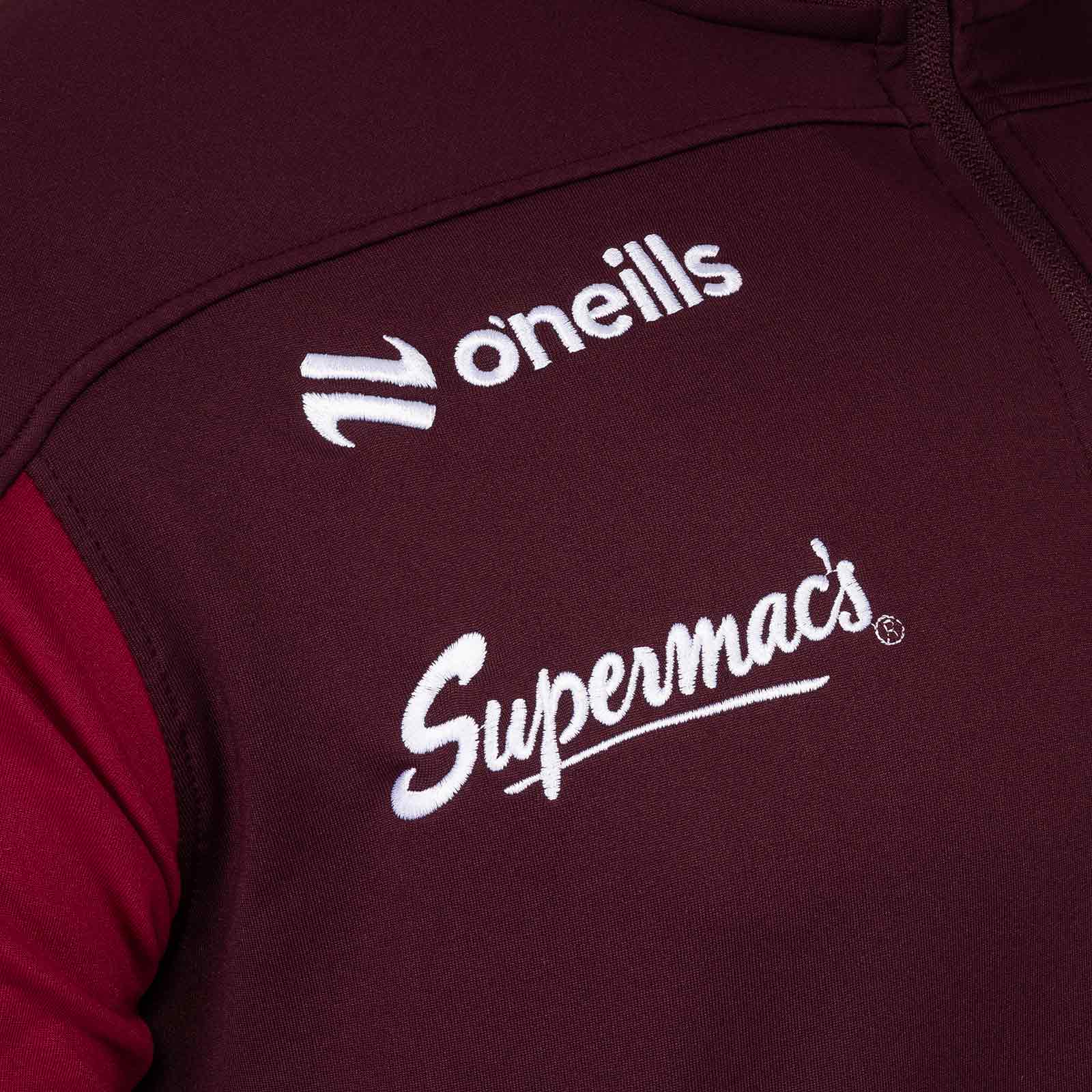 O'Neills Galway GAA Graham Brushed Kids Half Zip Top - Image 4