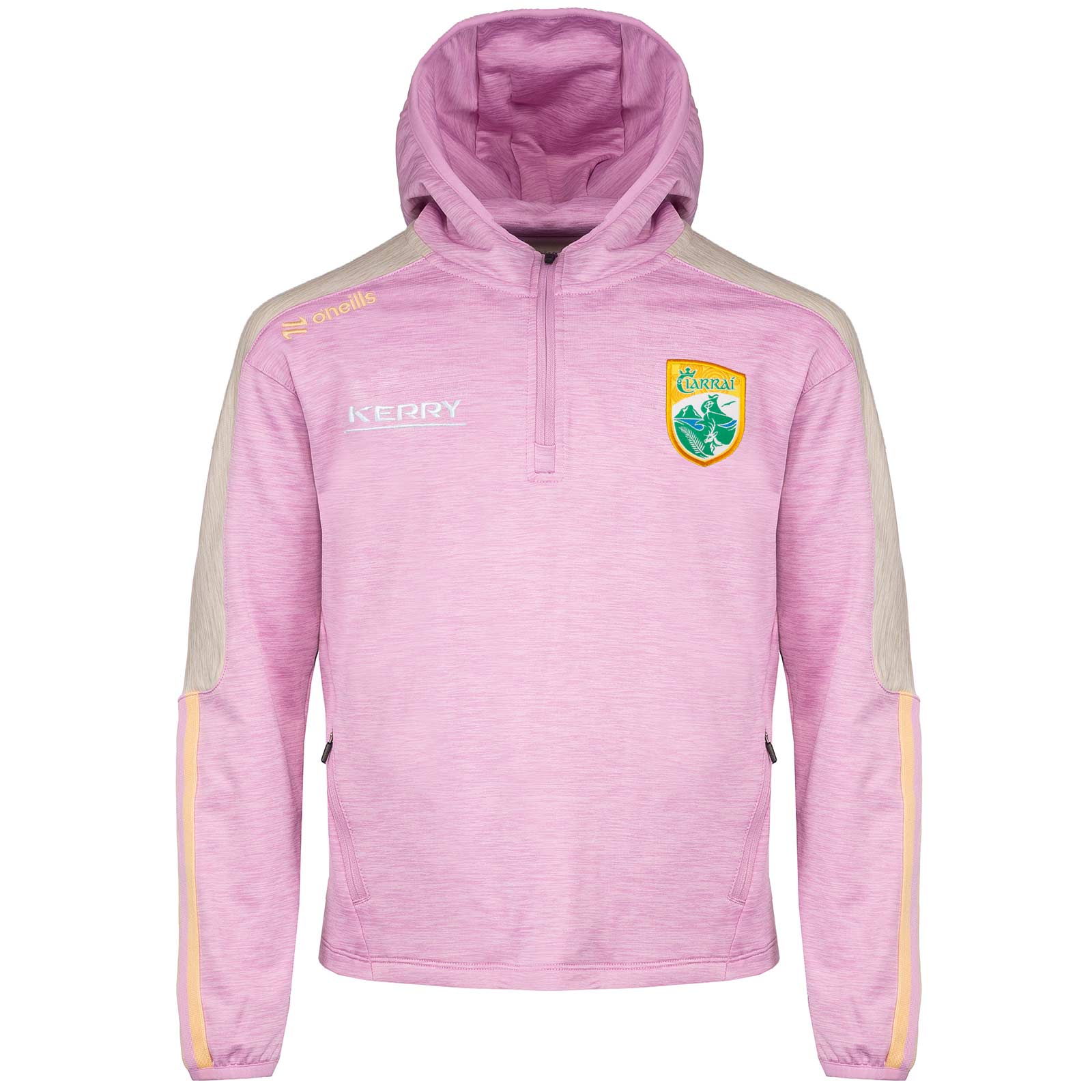 O'Neills Kerry GAA Garima Girls Brushed Half Zip Hoodie