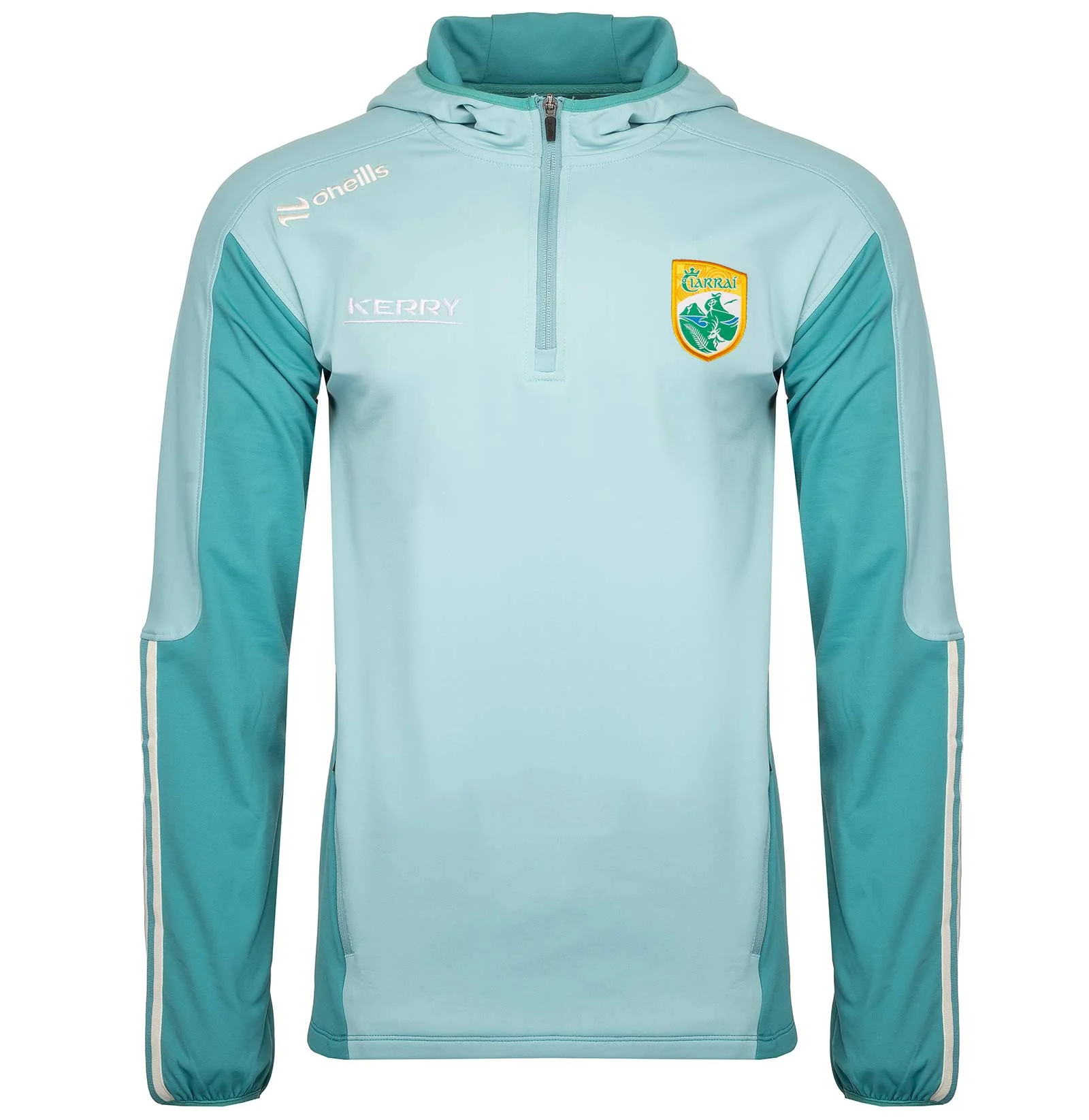O'Neills Kerry GAA Graham Kids Brushed Half Zip Hoodie