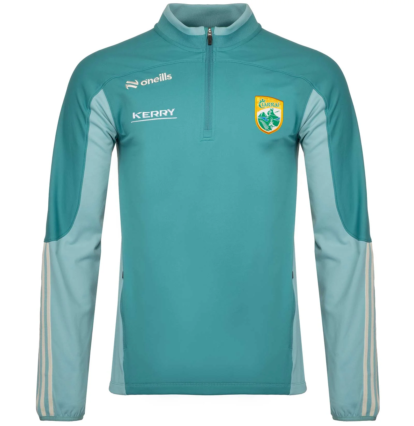 O'Neills Kerry GAA Graham Brushed Kids Half Zip Top