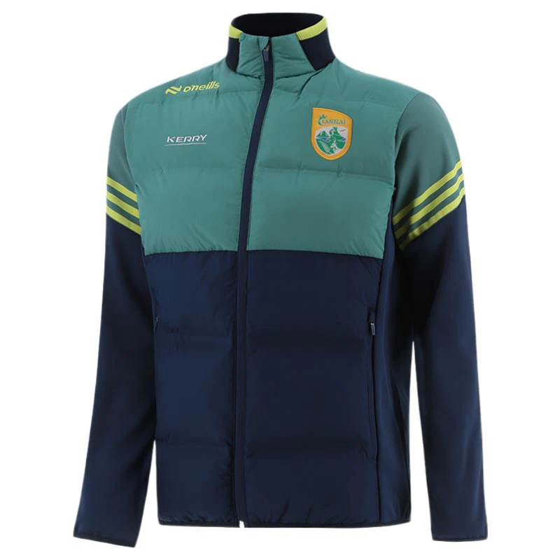 O'Neills Kerry GAA Sedona Lightweight Padded Kids Jacket