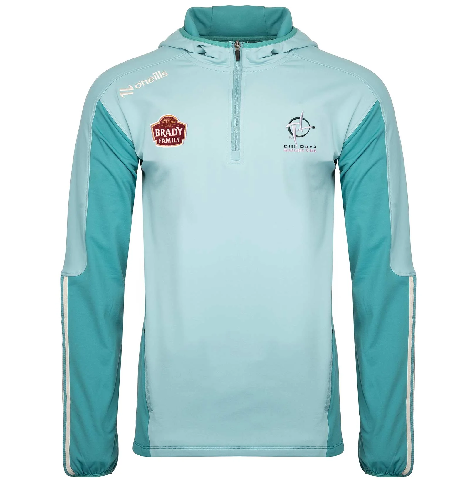 O'Neills Kildare GAA Graham Brushed Half Zip Hoodie