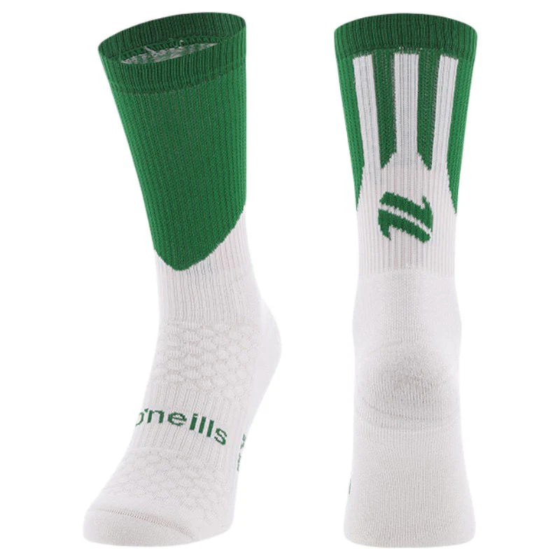 O'Neills Ion Midi Kids Sock Green | White