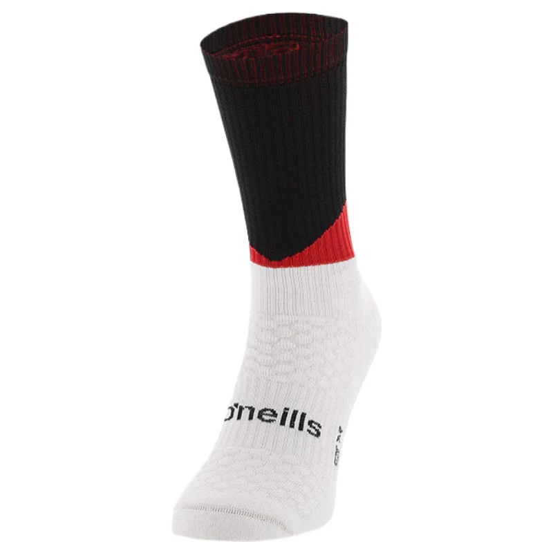 O'Neills Ion Midi Sock - Black | Red - Image 2