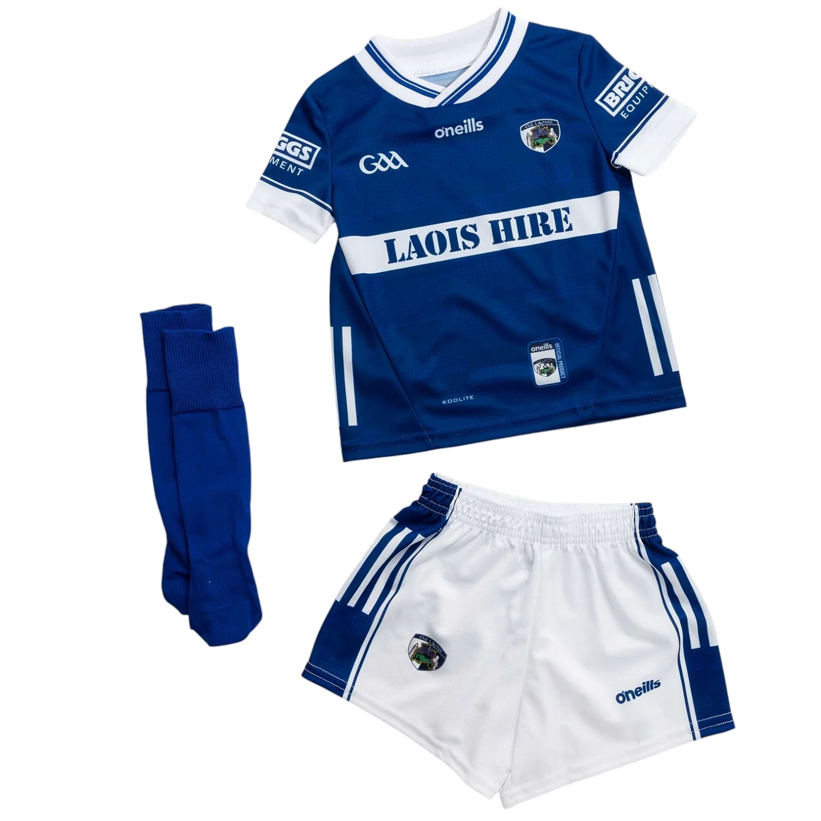 O'Neills Laois 2025 Home Kids Kit