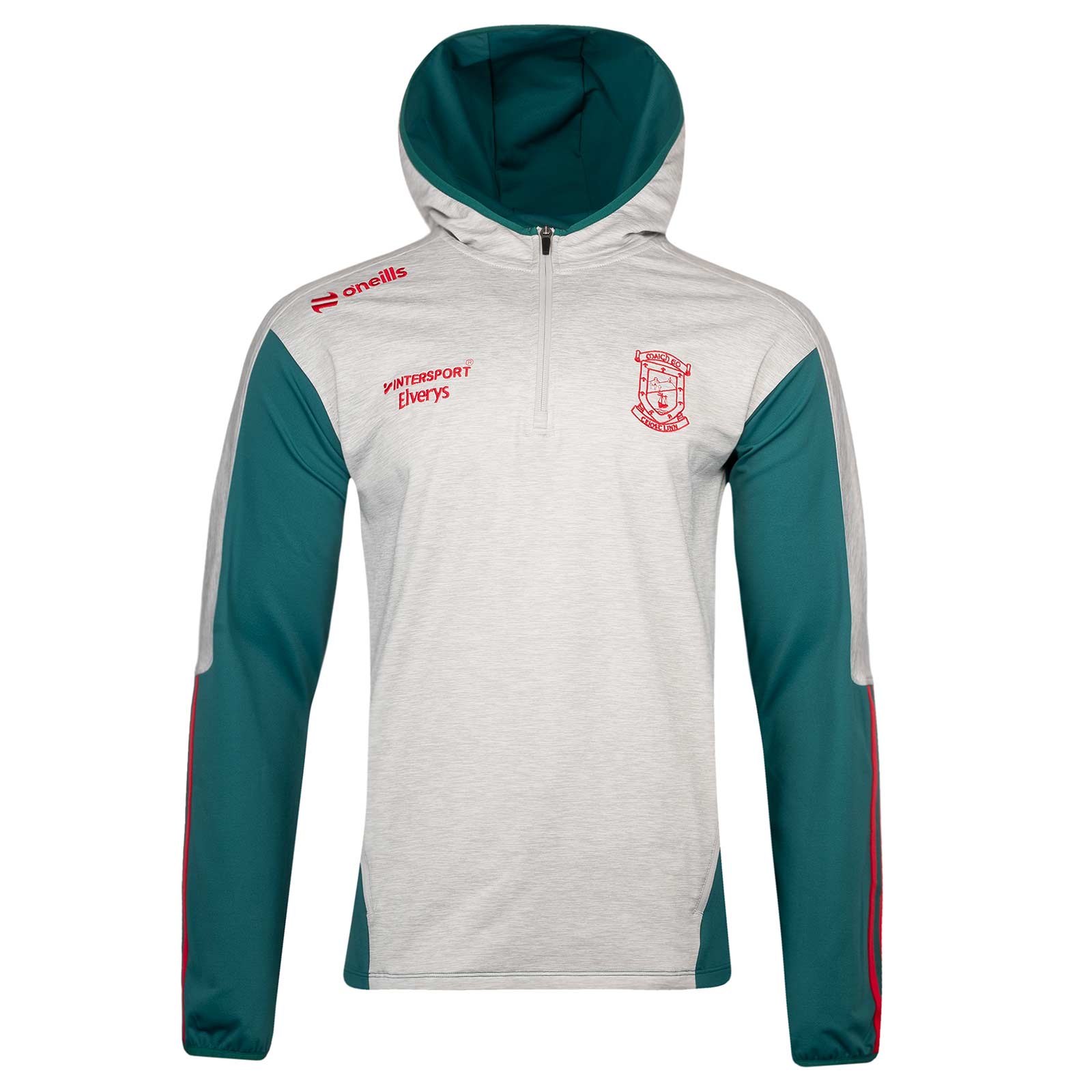 O'Neills Mayo GAA Graham Brushed Half Zip Hoodie