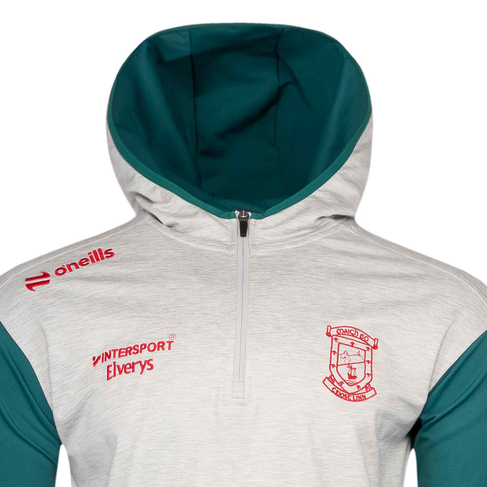 O'Neills Mayo GAA Graham Kids Brushed Half Zip Hoodie - Image 3