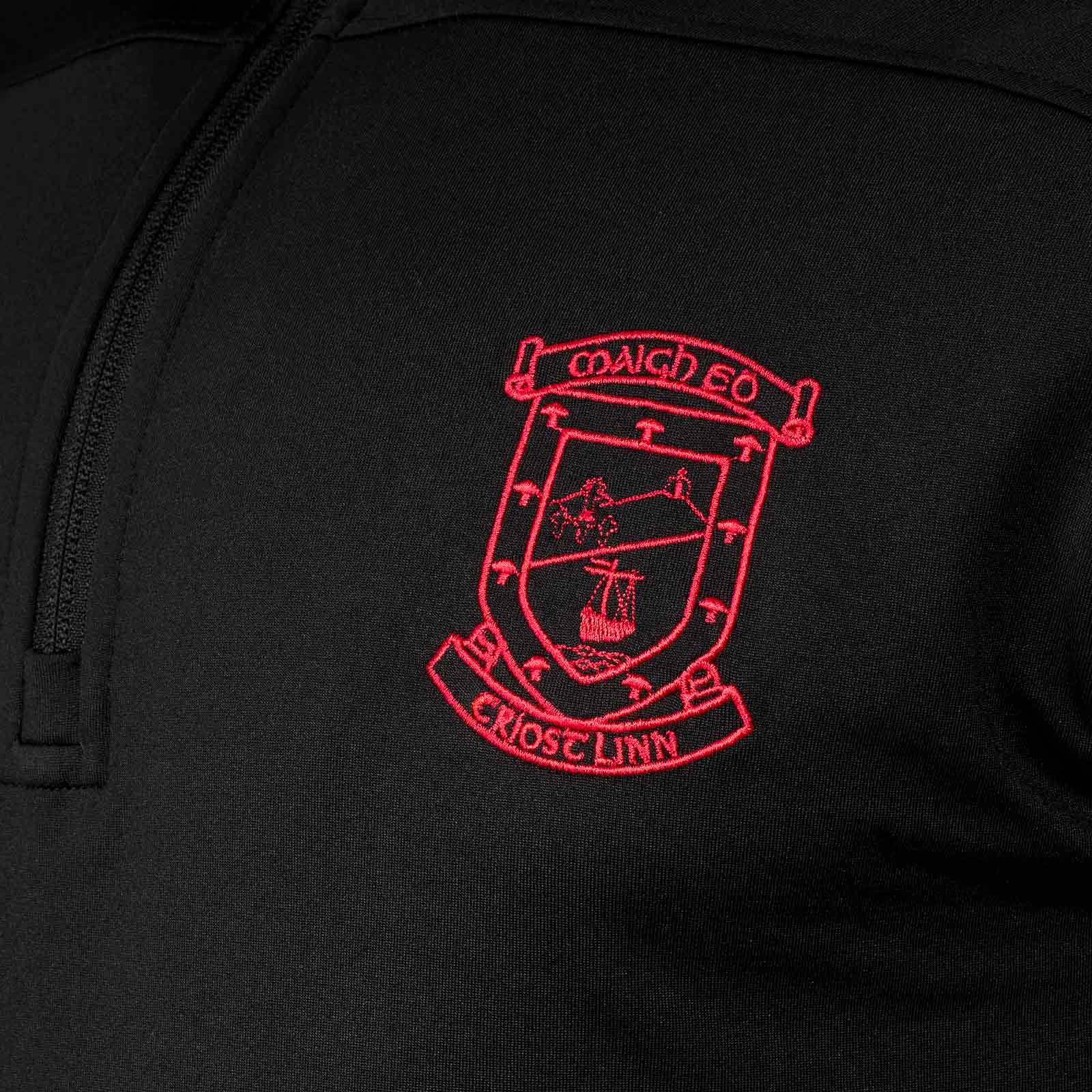 O'Neills Mayo GAA Graham Brushed Kids Half Zip Top - Image 6