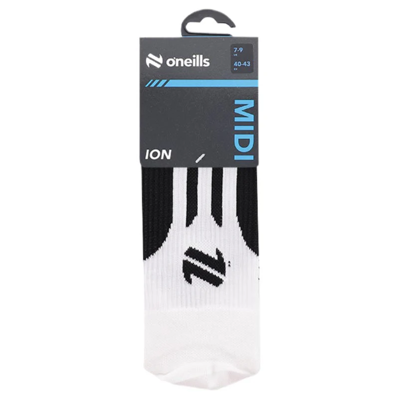 O'Neills Ion Midi Sock Black | White - Image 4