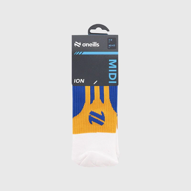 O'Neills Ion Midi Sock Royal/Amber - Image 2