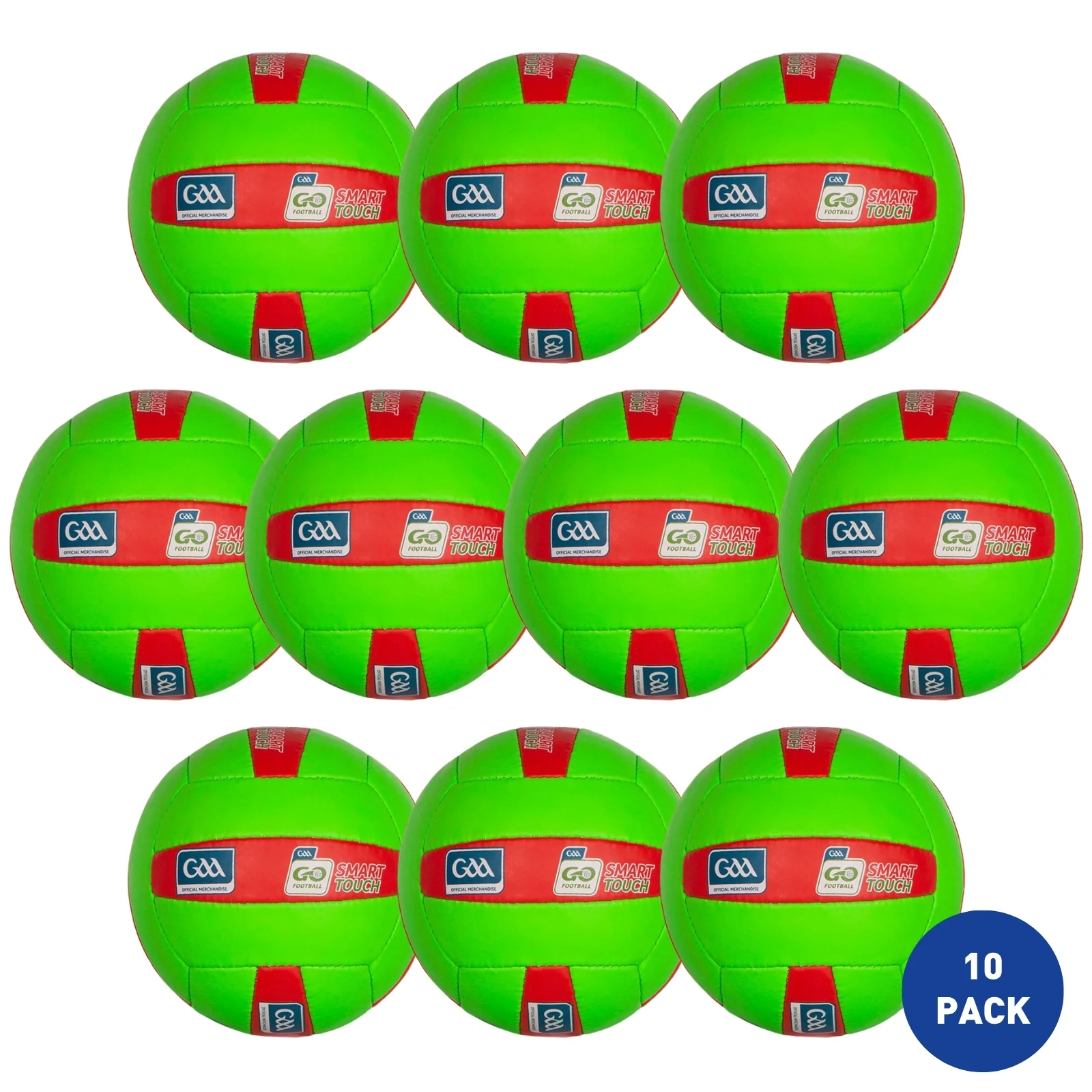 O'Neills Smart Touch Gaelic Football, 11-12 - 10 Pack