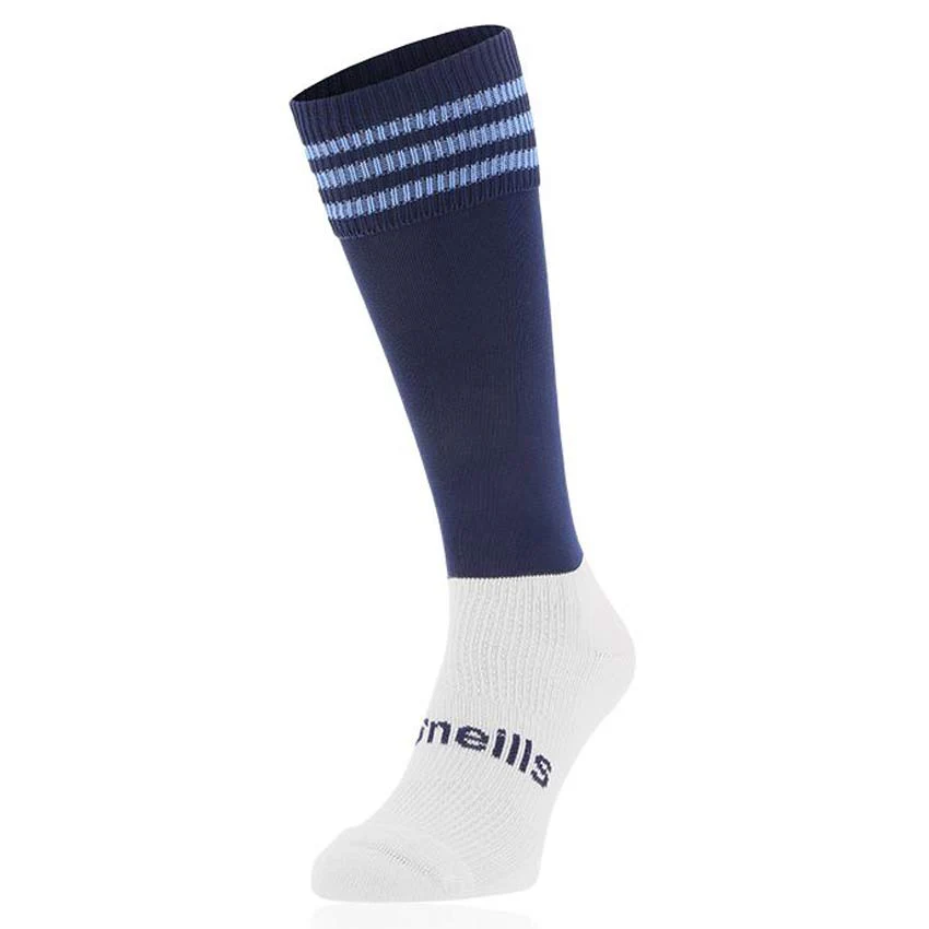 O'Neills Koolite Sports Sock Navy/Sky Bars