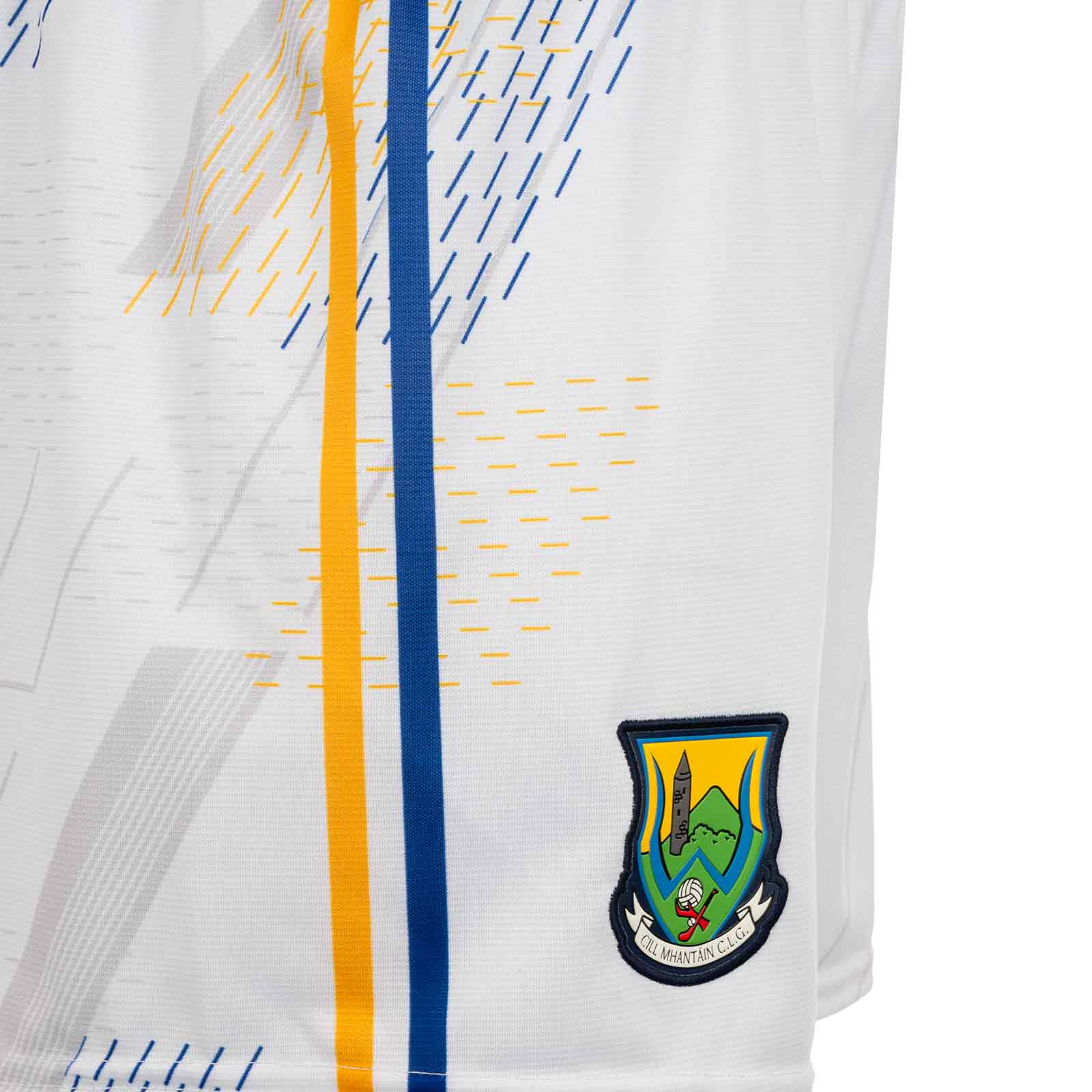 O'Neills Wicklow GAA 2025 Home Kids Printed Shorts - Image 3