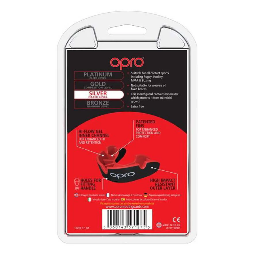 Opro Self-Fit Mouthguard - Silver Level - Image 4