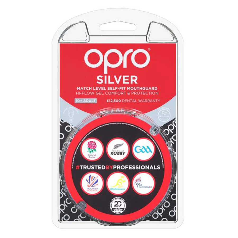 Opro Self-Fit Mouthguard - Silver Level (Age 10+) - Image 2
