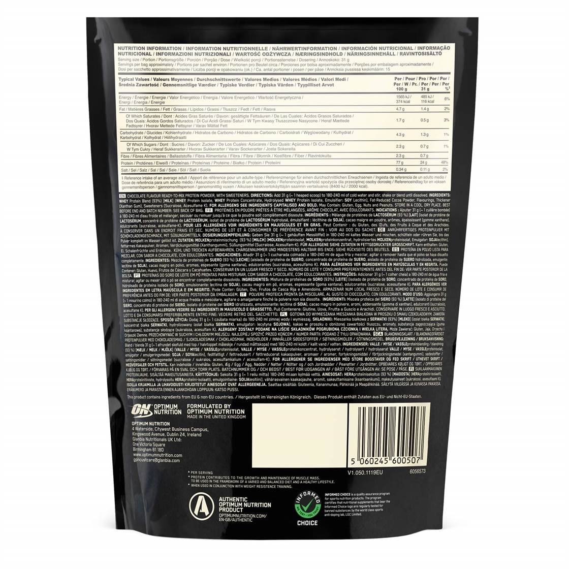 Optimum Nutrition 100% Whey Gold Standard - Image 2